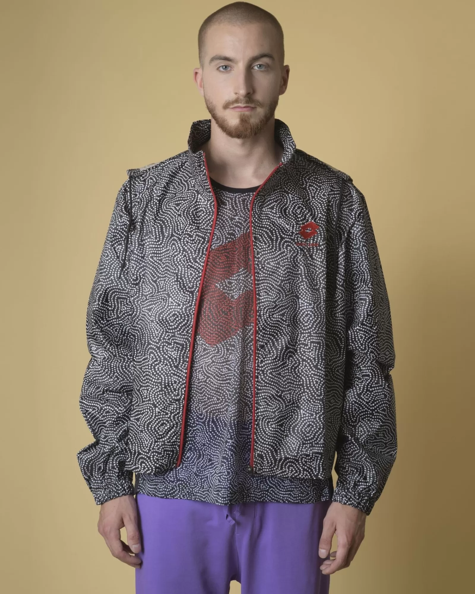 La Piscine Paris Blouson bicolore à pois Damir Doma Noir Fashion