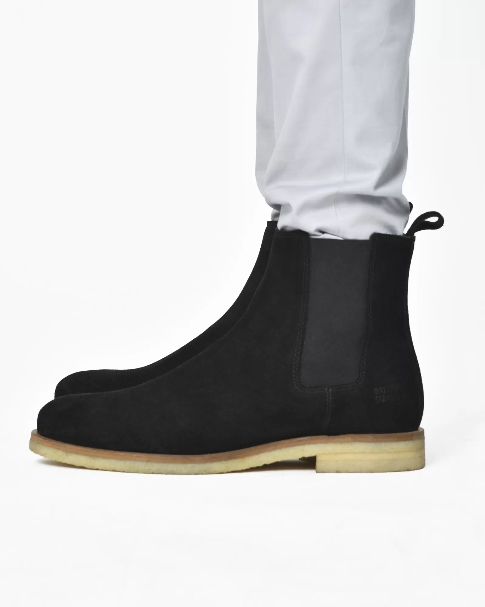 La Piscine Paris Bottines en daim National Standard Noir Discount