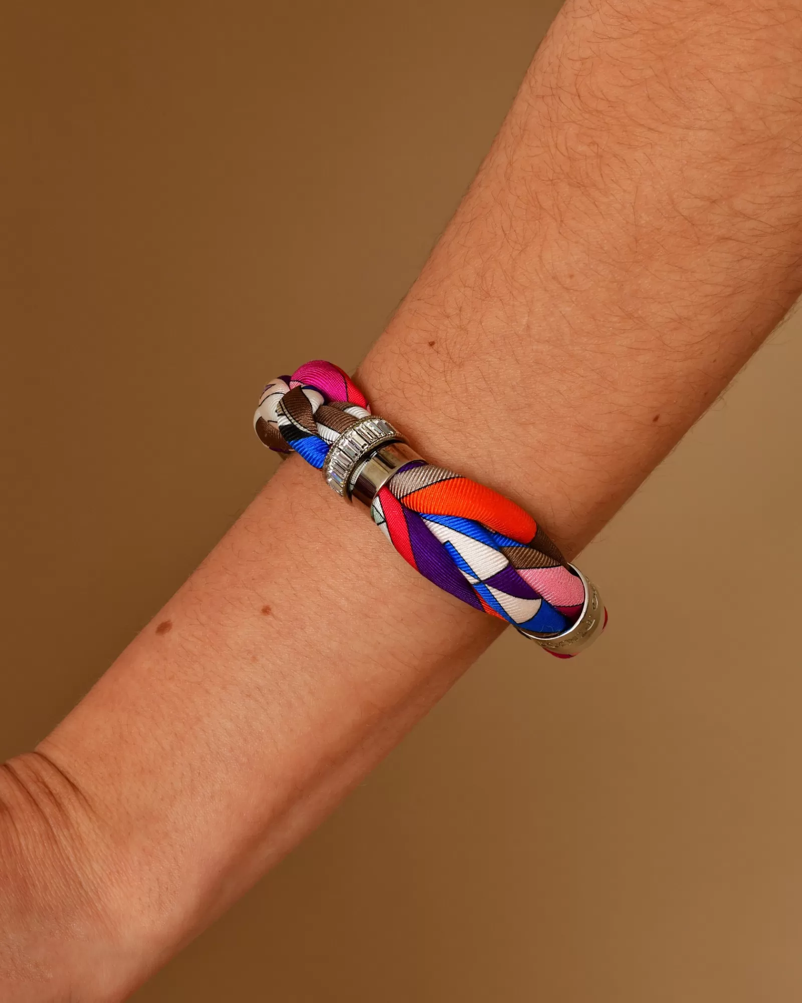 La Piscine Paris Bracelet en tissu imprimé Emilio Pucci Multicolore Shop