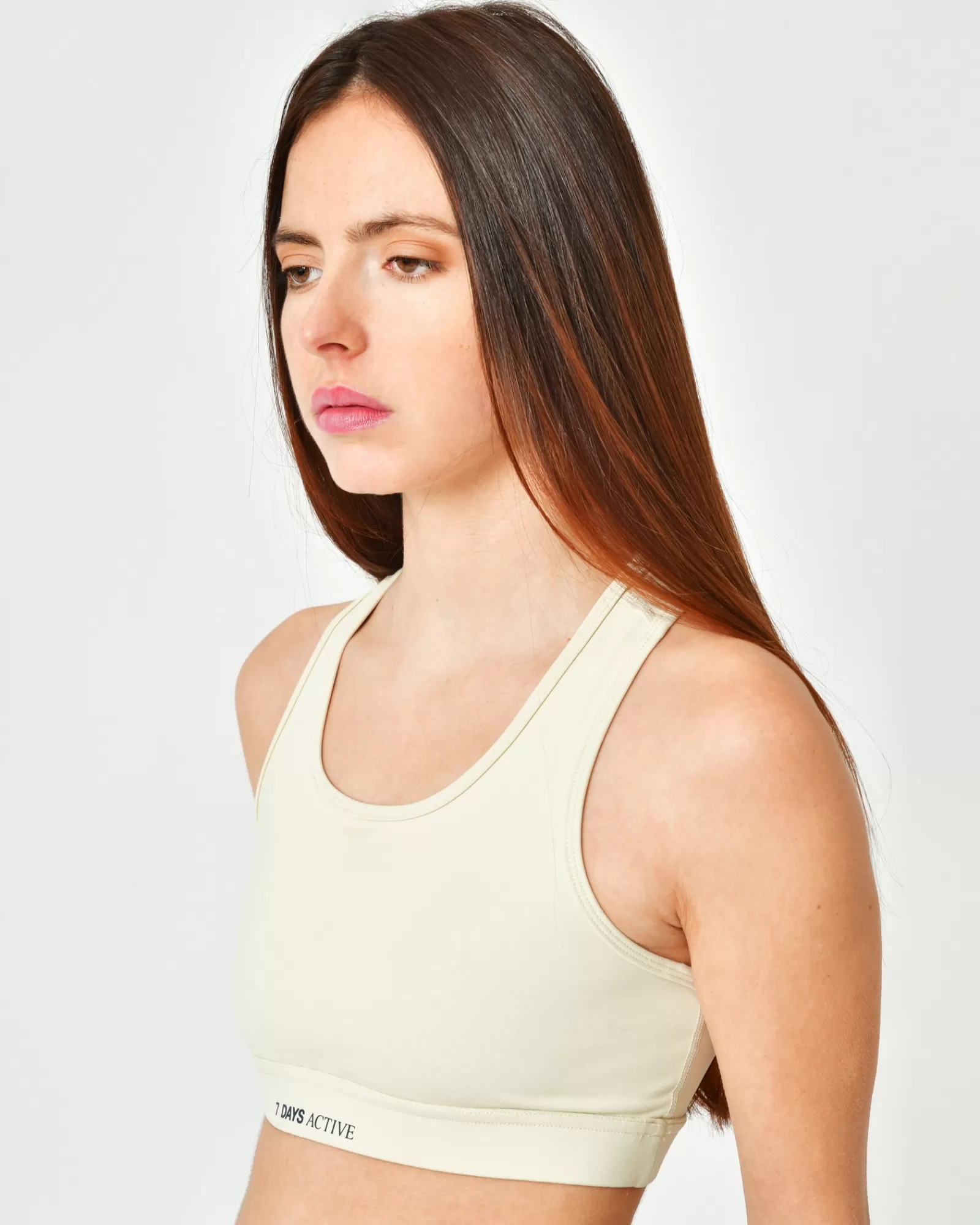 La Piscine Paris Brassière de sport en tissu stretch 7 Days Active Beige Store