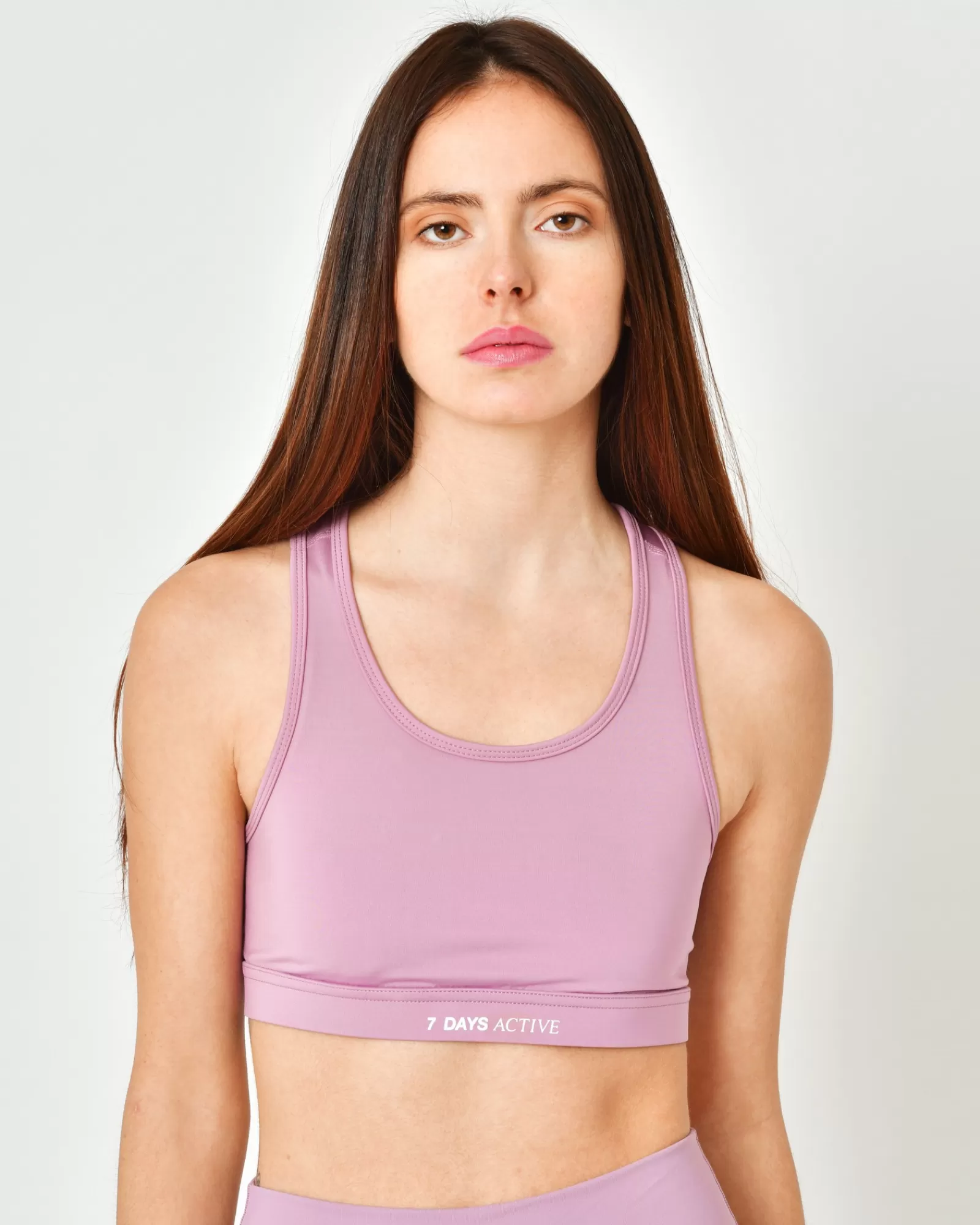 La Piscine Paris Brassière de sport en tissu stretch 7 Days Active Violet Best Sale