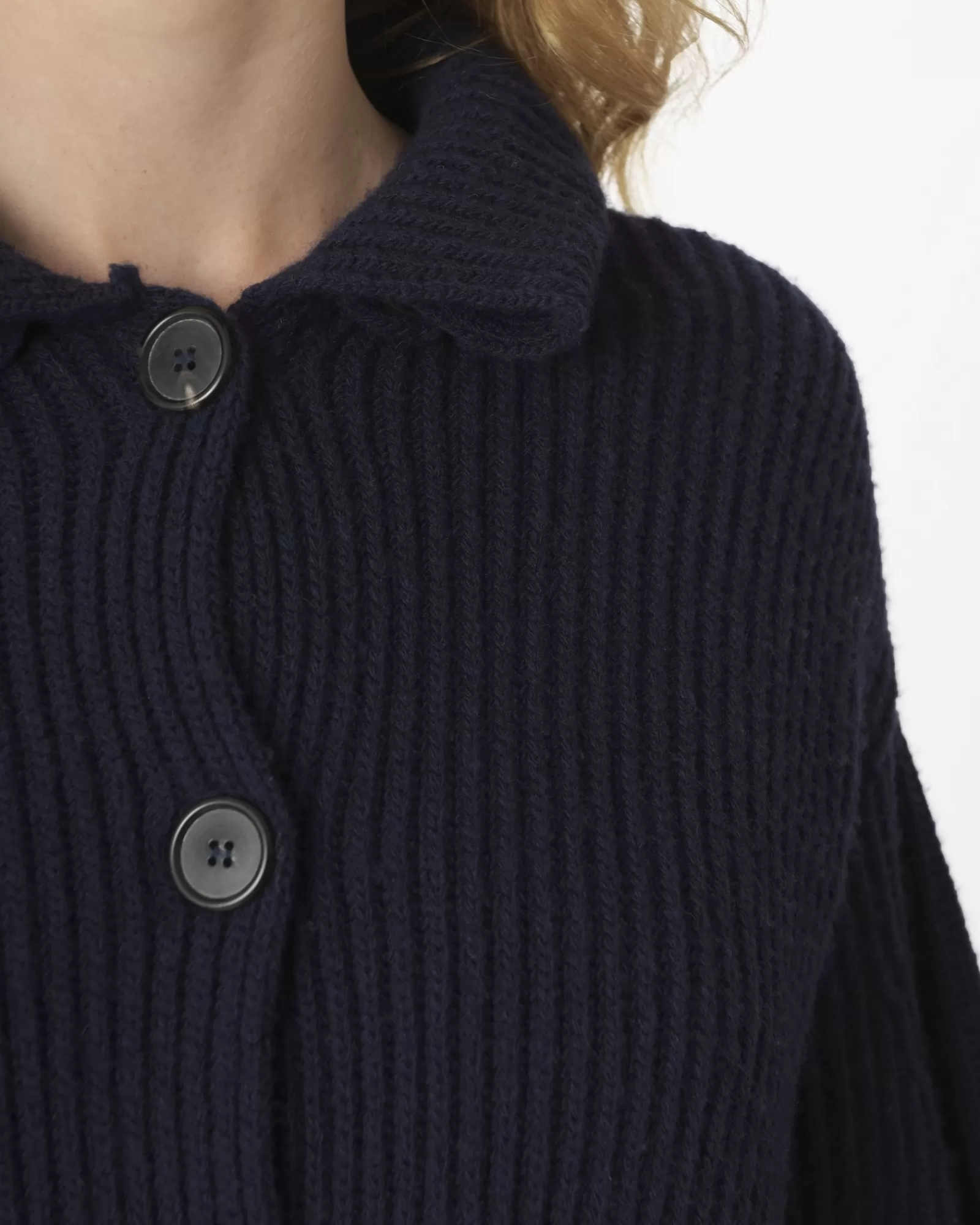 La Piscine Paris Cardigan en laine vierge Stefano Mortari Bleu Best