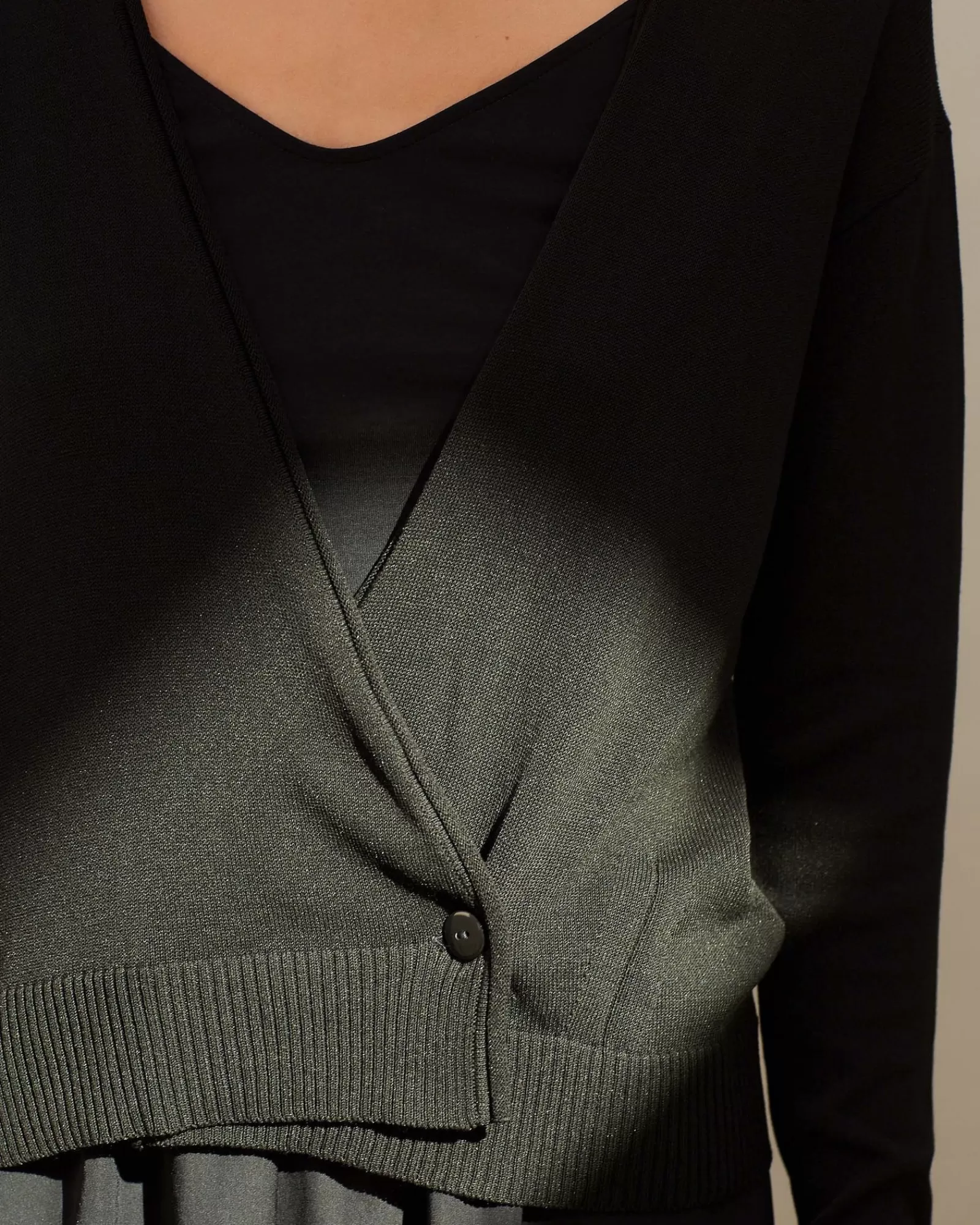 La Piscine Paris Cardigan en maille Chacok Noir Fashion