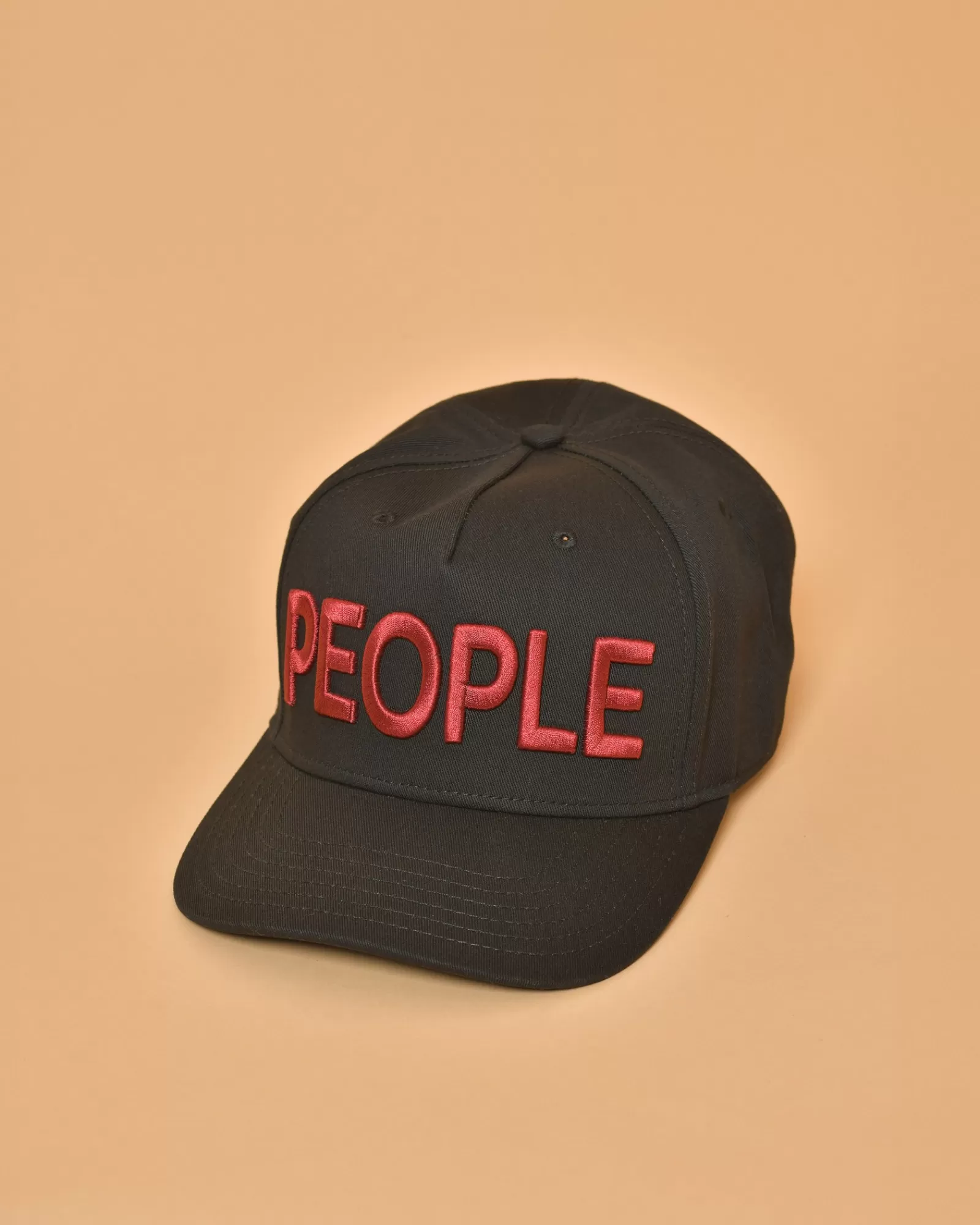 La Piscine Paris Casquette en gabardine de coton e à broderie People Of Shibuya Noir New