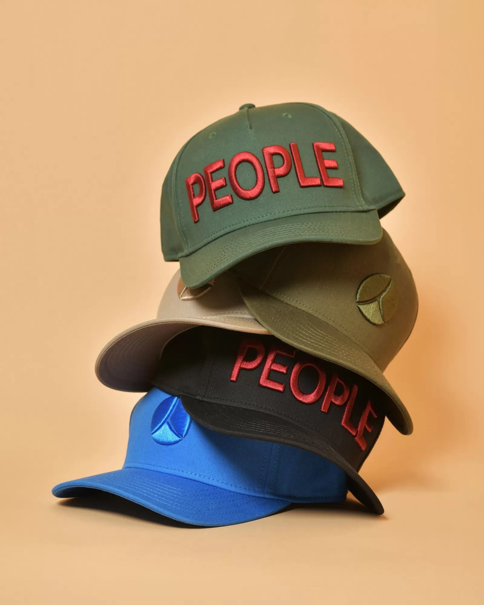 La Piscine Paris Casquette en gabardine de coton e à broderie People Of Shibuya Vert New