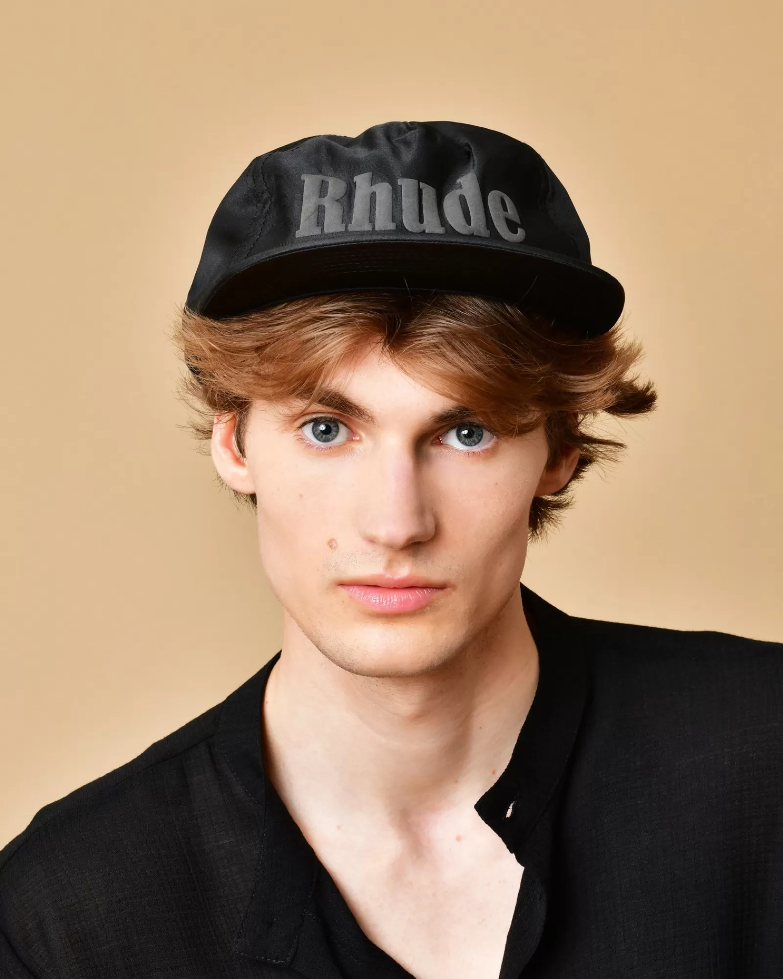 La Piscine Paris Casquette e cirée floquée Rhude Noir Online