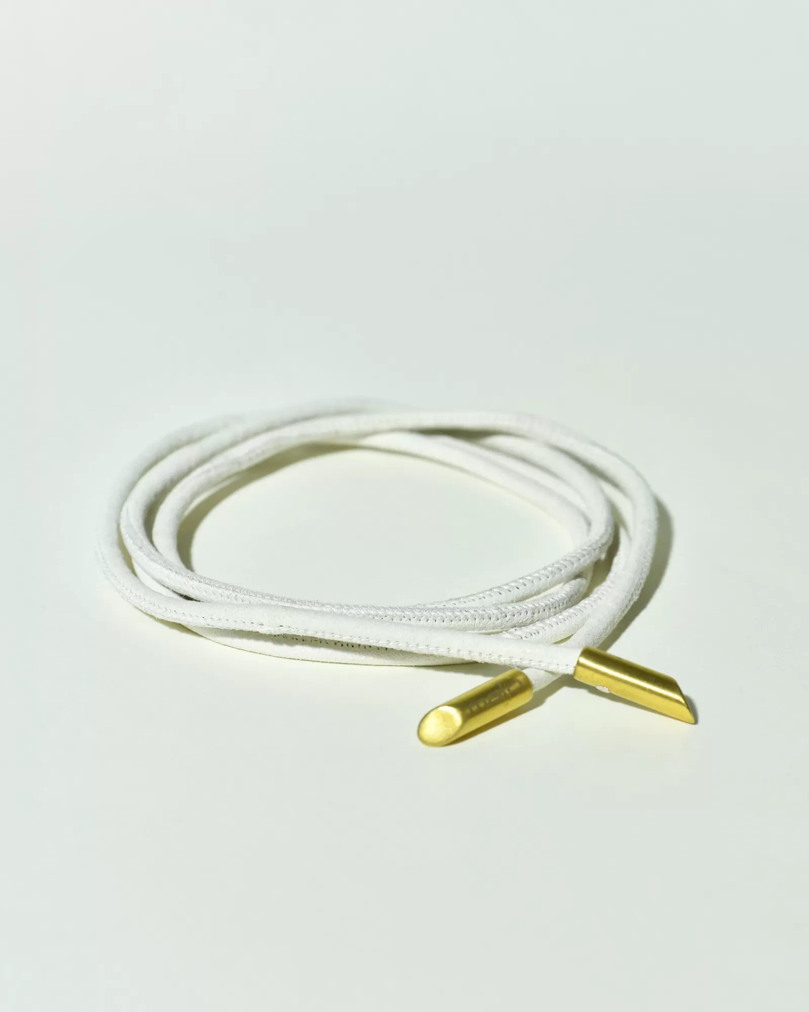 La Piscine Paris Ceinture fine en daim Malo Blanc Sale