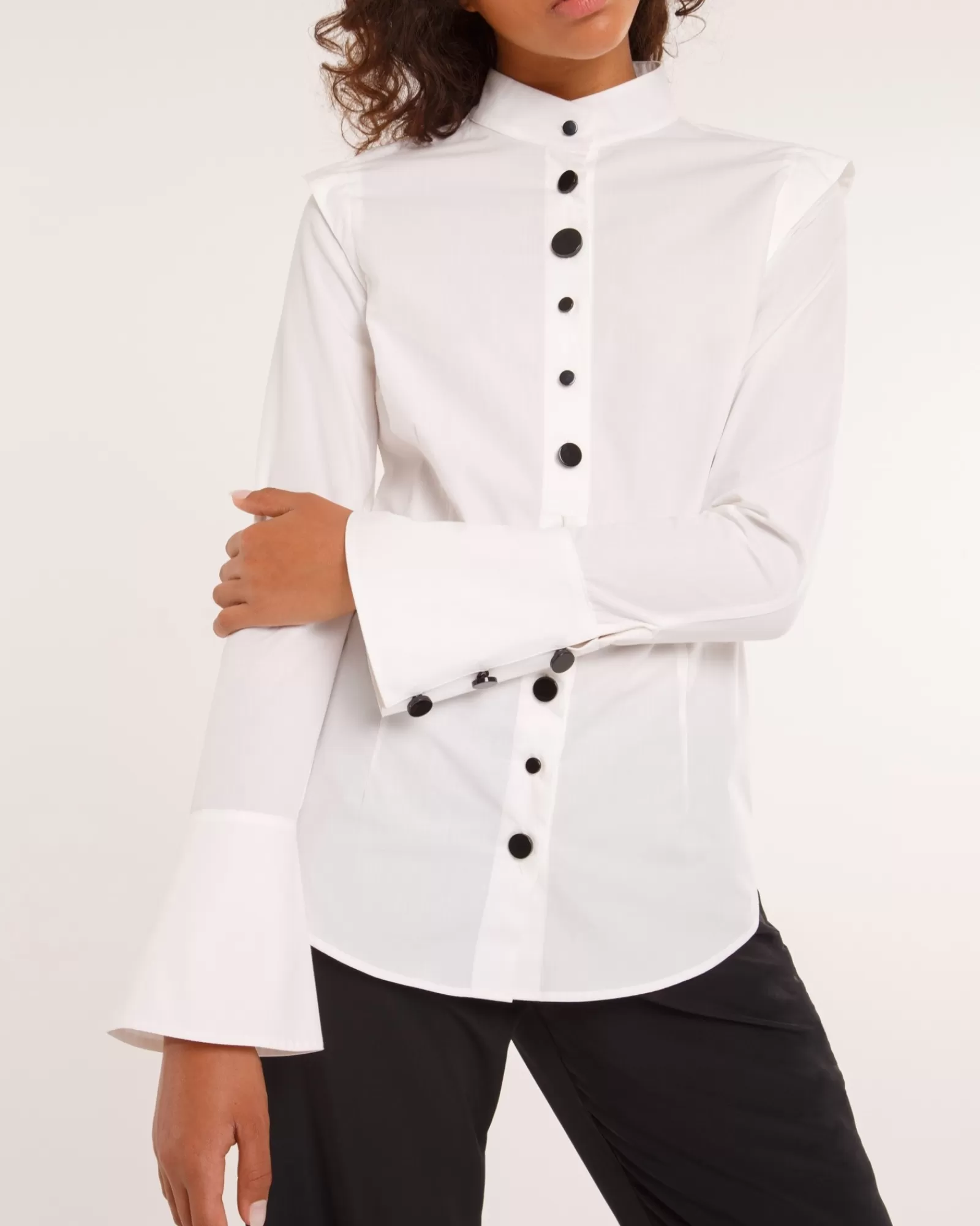 La Piscine Paris Chemise ajustée en popeline he Chacok Blanc Outlet