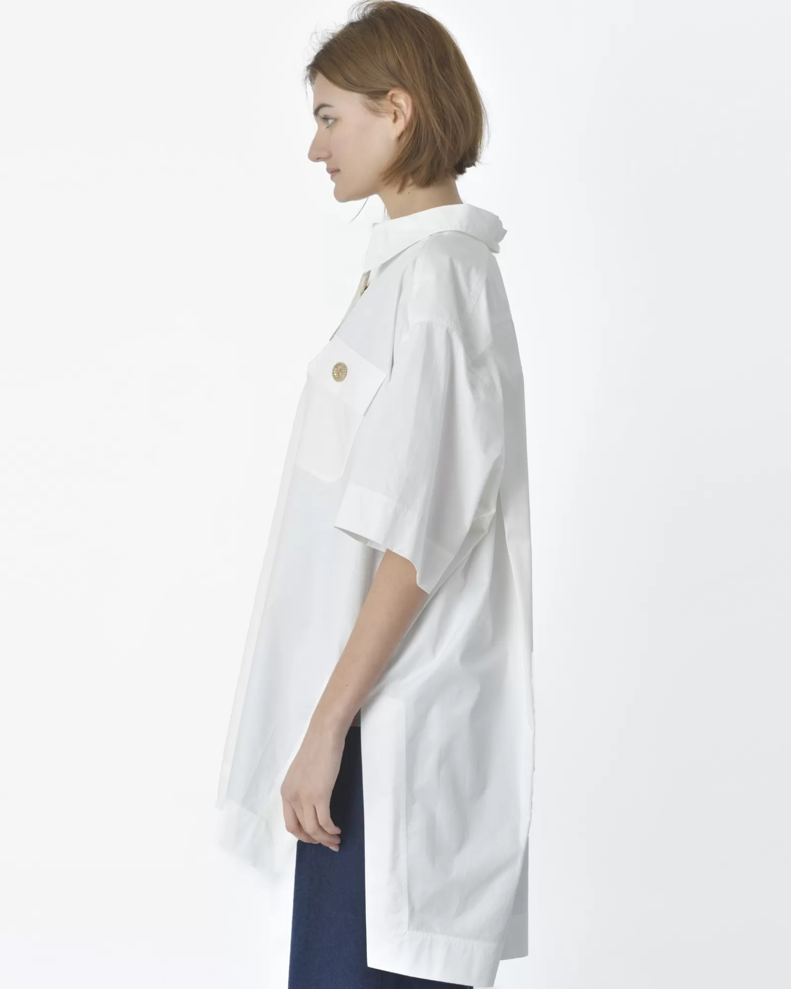 La Piscine Paris Chemise he Edward Achour Blanc Sale
