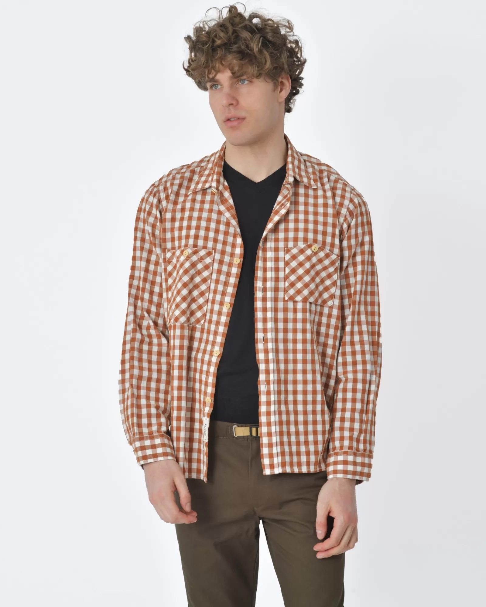 La Piscine Paris Chemise carreaux Zip Code Marron Fashion