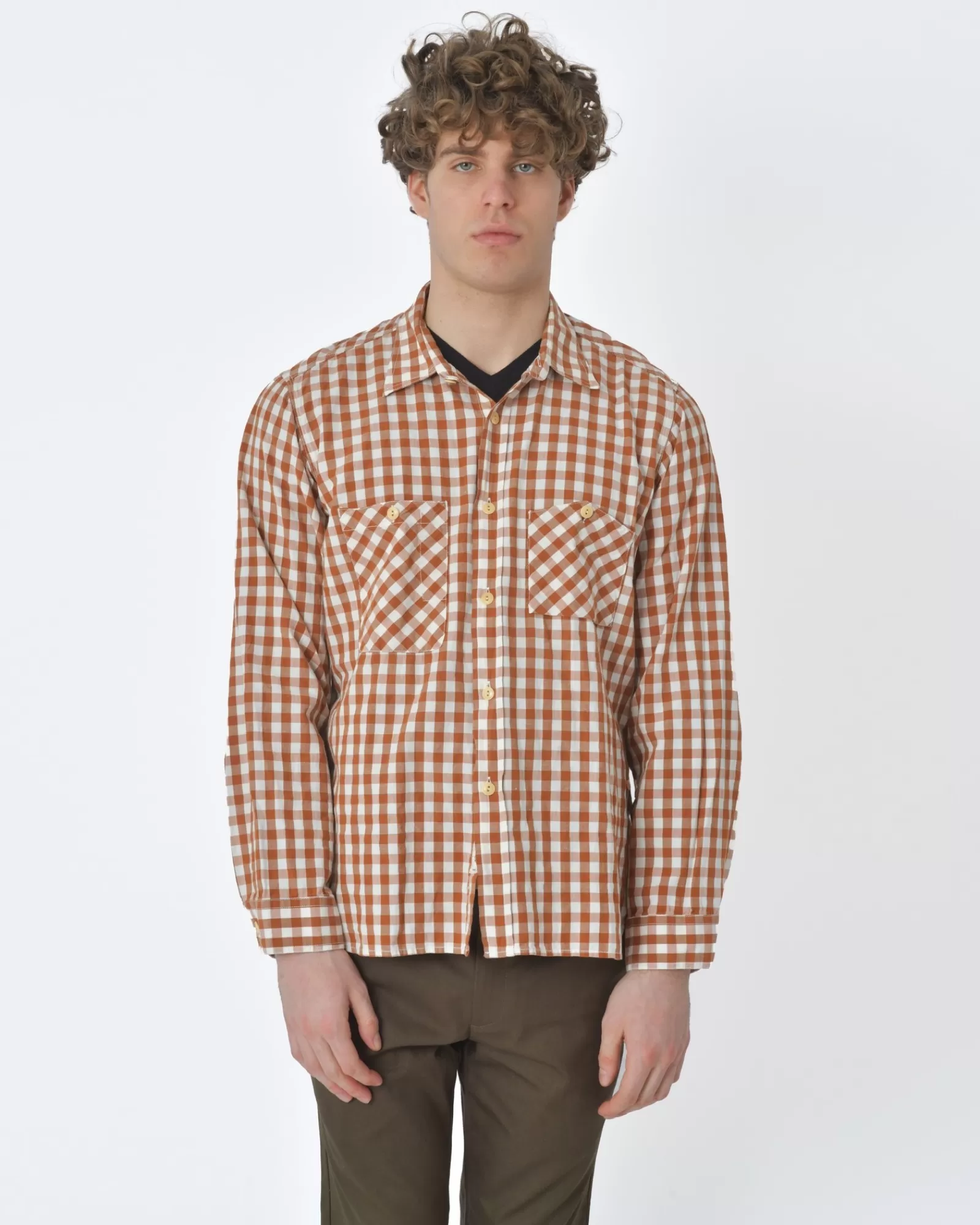 La Piscine Paris Chemise carreaux Zip Code Marron Fashion