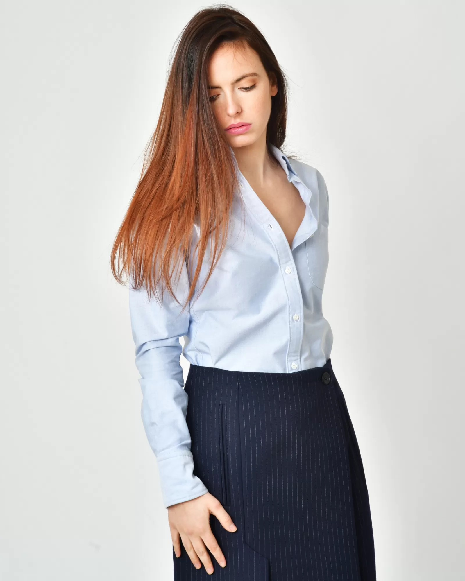 La Piscine Paris Chemise en coton Thom Browne Bleu Discount