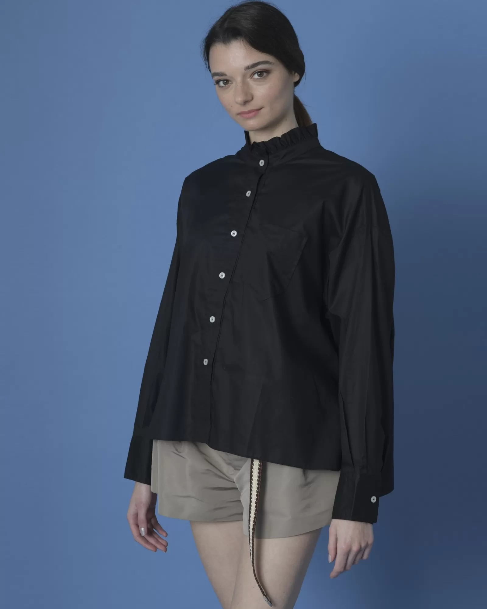 La Piscine Paris Chemise True NYC Noir Cheap