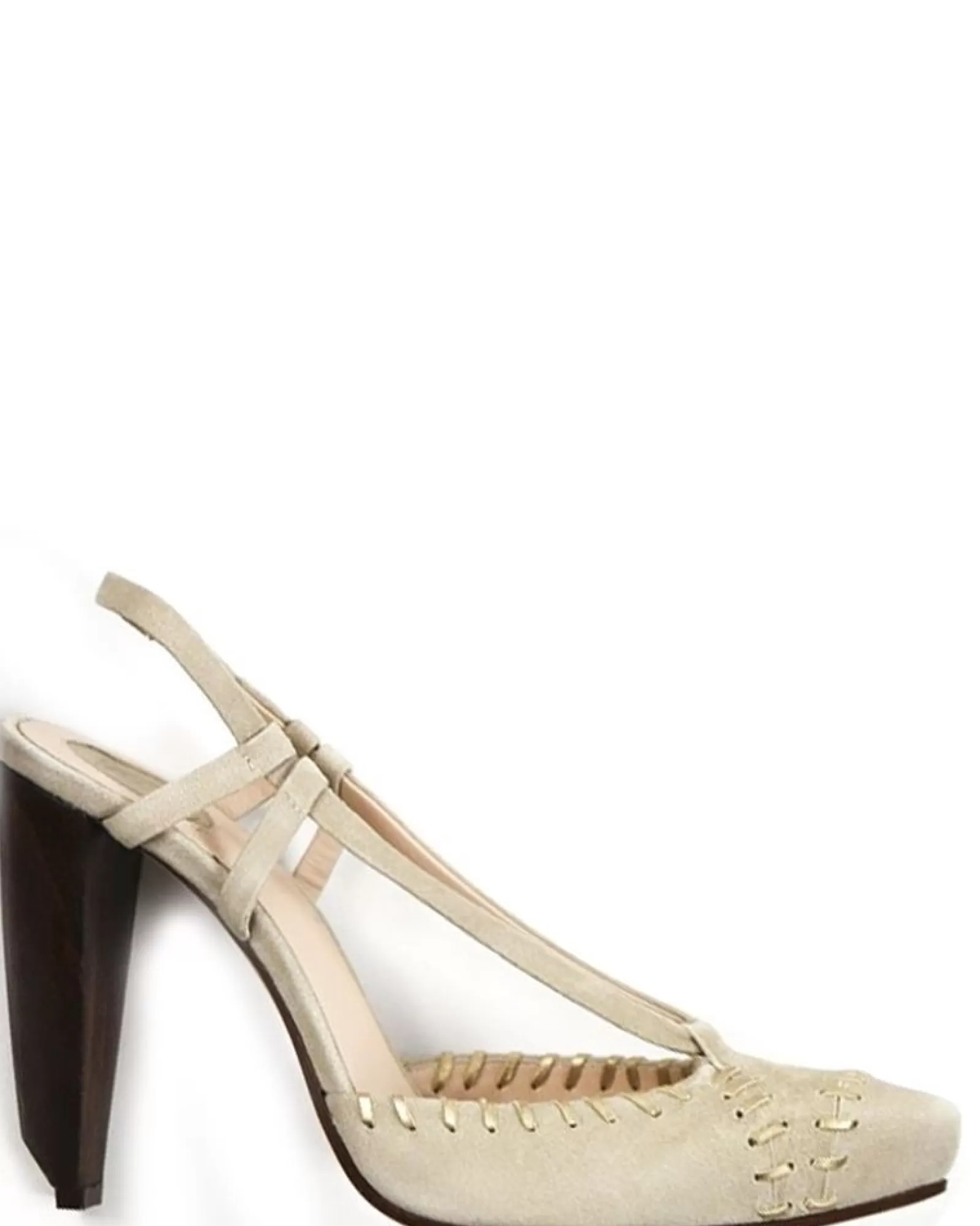 La Piscine Paris Escarpin à talons fantaisies Trussardi Beige New