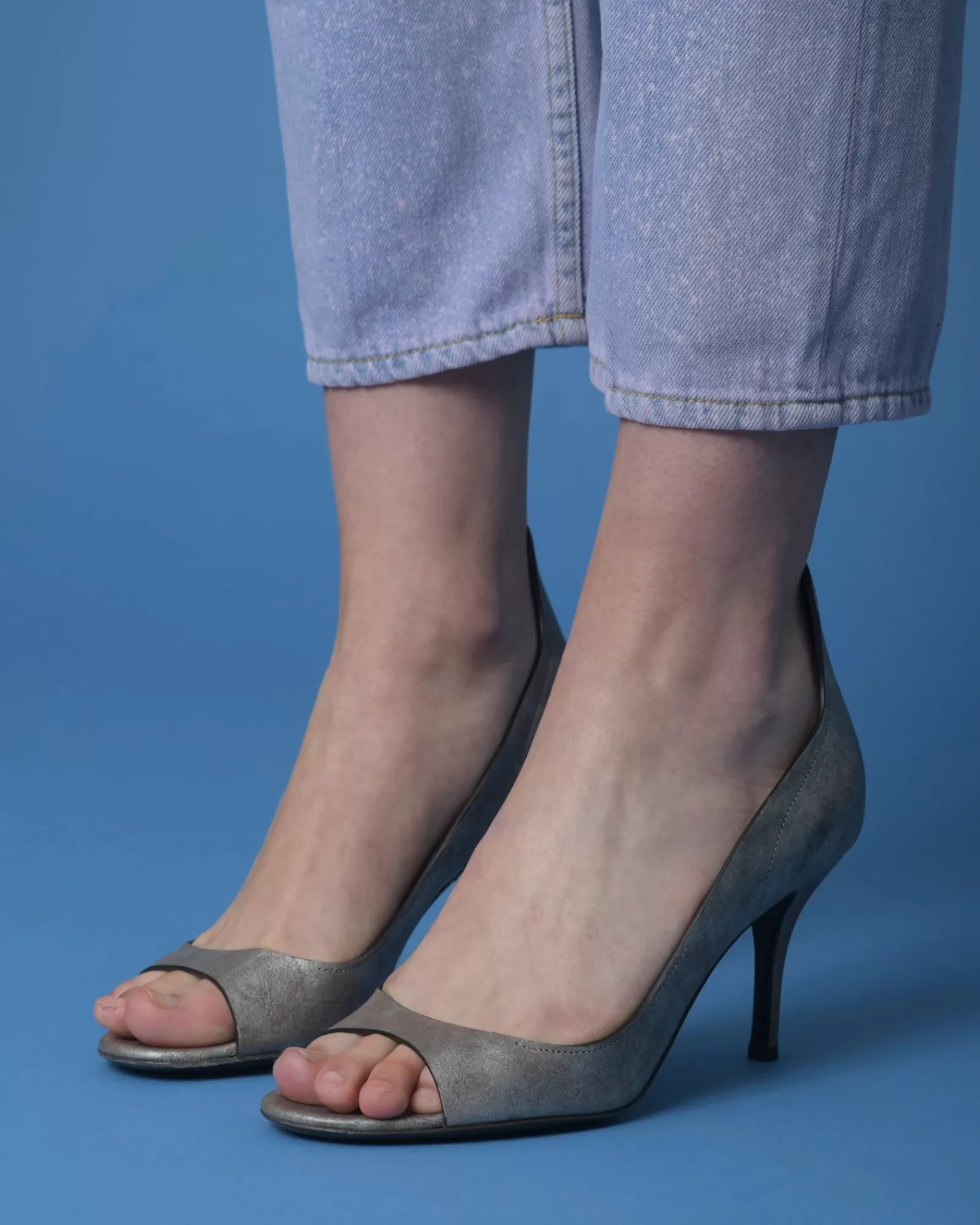 La Piscine Paris Escarpins à talon Premiata Gris Best Sale