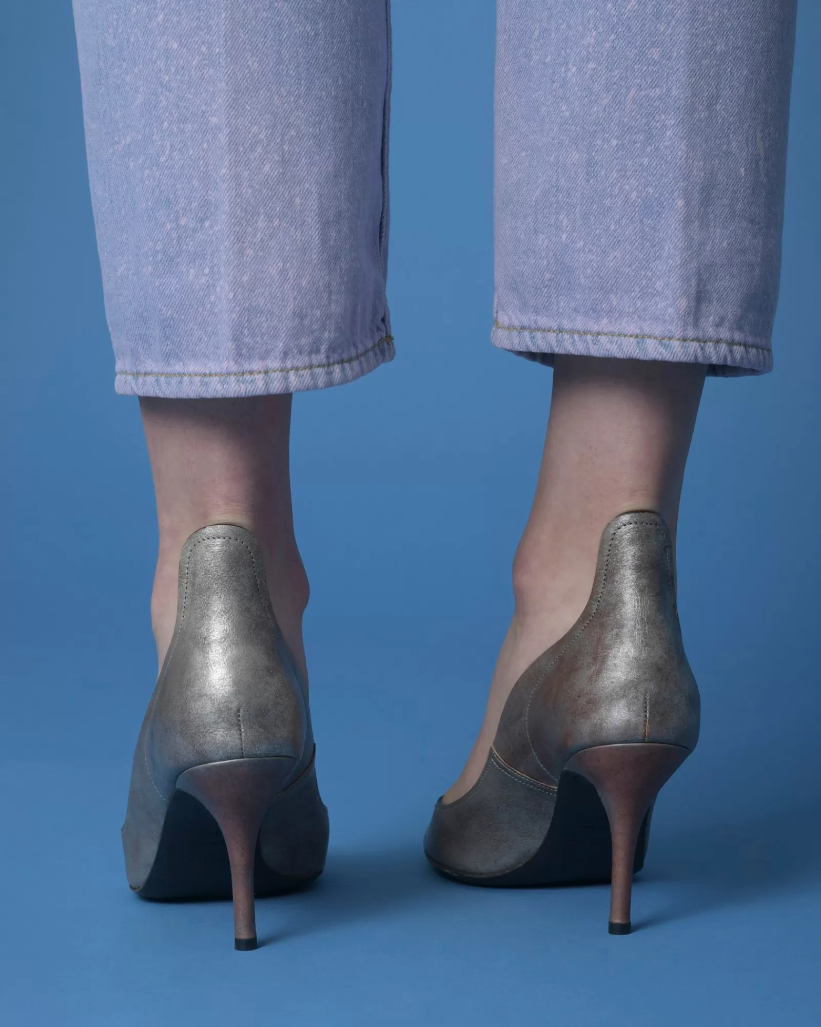 La Piscine Paris Escarpins à talon Premiata Gris Best Sale