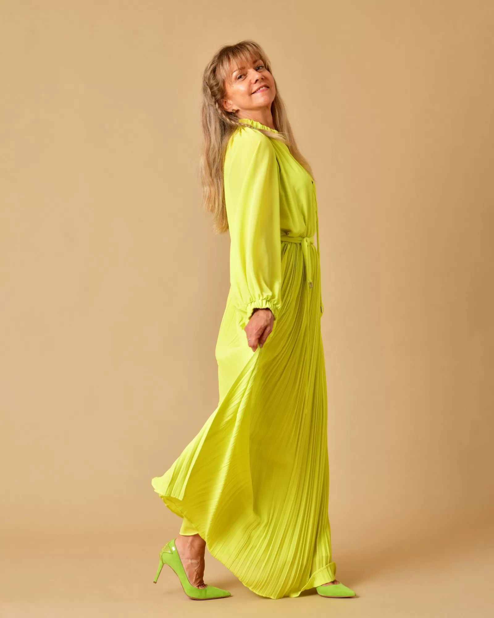 La Piscine Paris Escarpins à talons en daim Elisabetta Franchi Vert Online