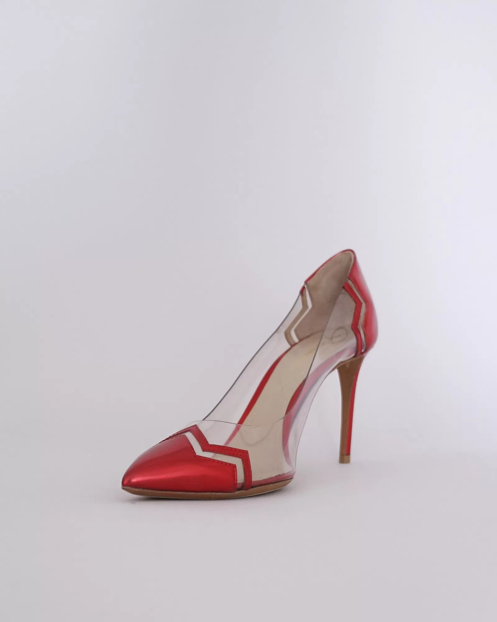 La Piscine Paris Escarpins à talons Nicholas Kirkwood Rouge Sale