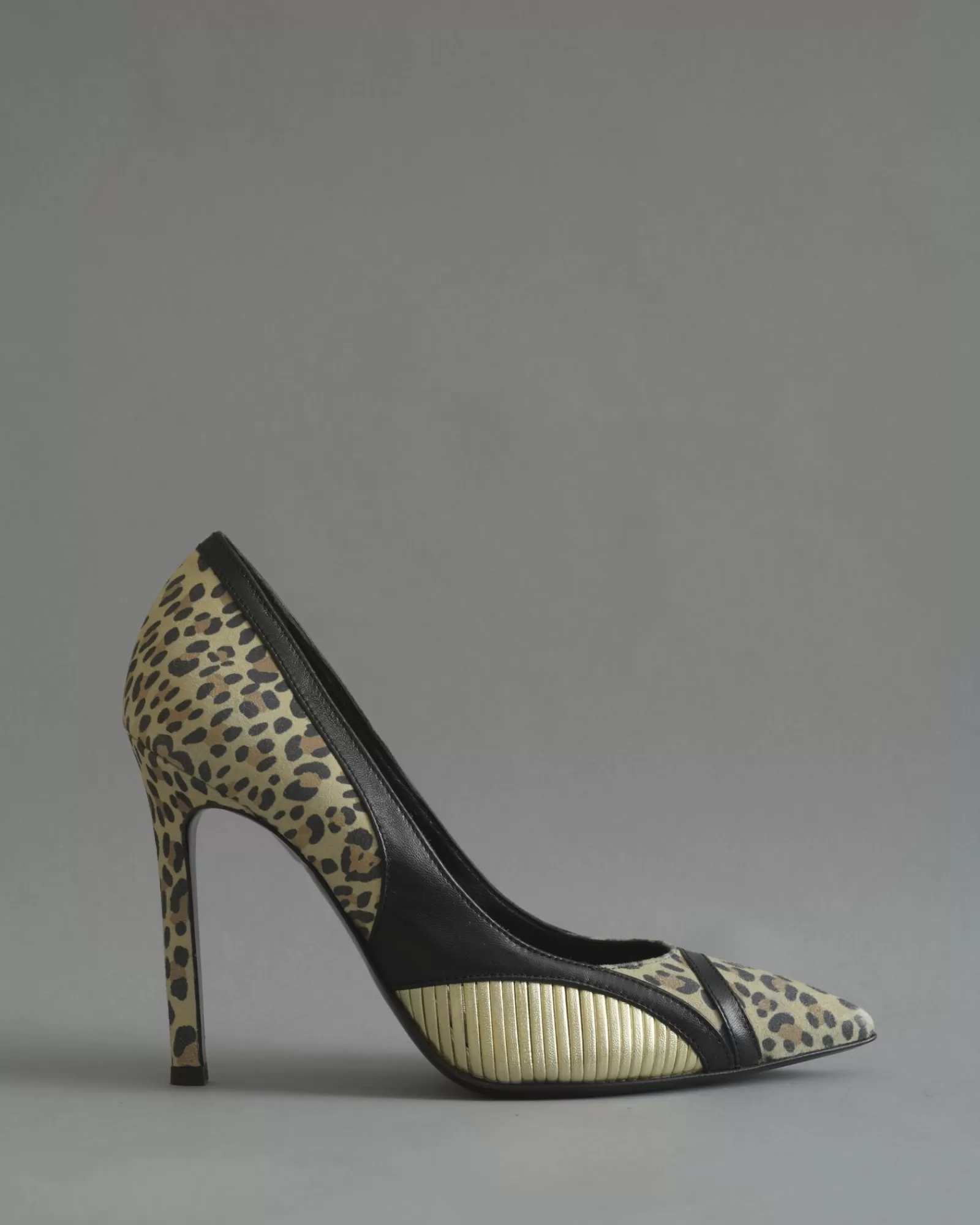 La Piscine Paris Escarpins en cuir à empiècements Just Cavalli Animalier Best