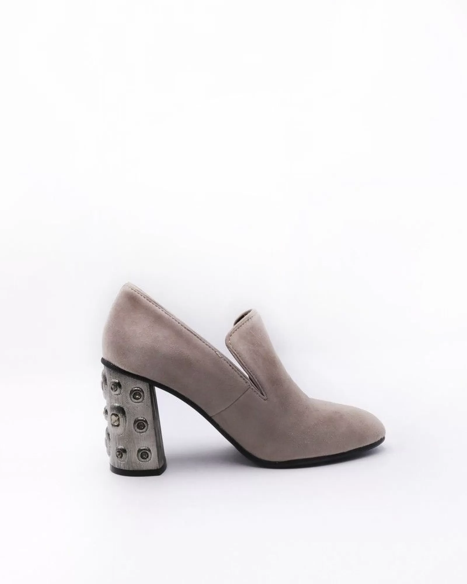 La Piscine Paris Escarpins en daim à talons ornés Casheart Gris Online
