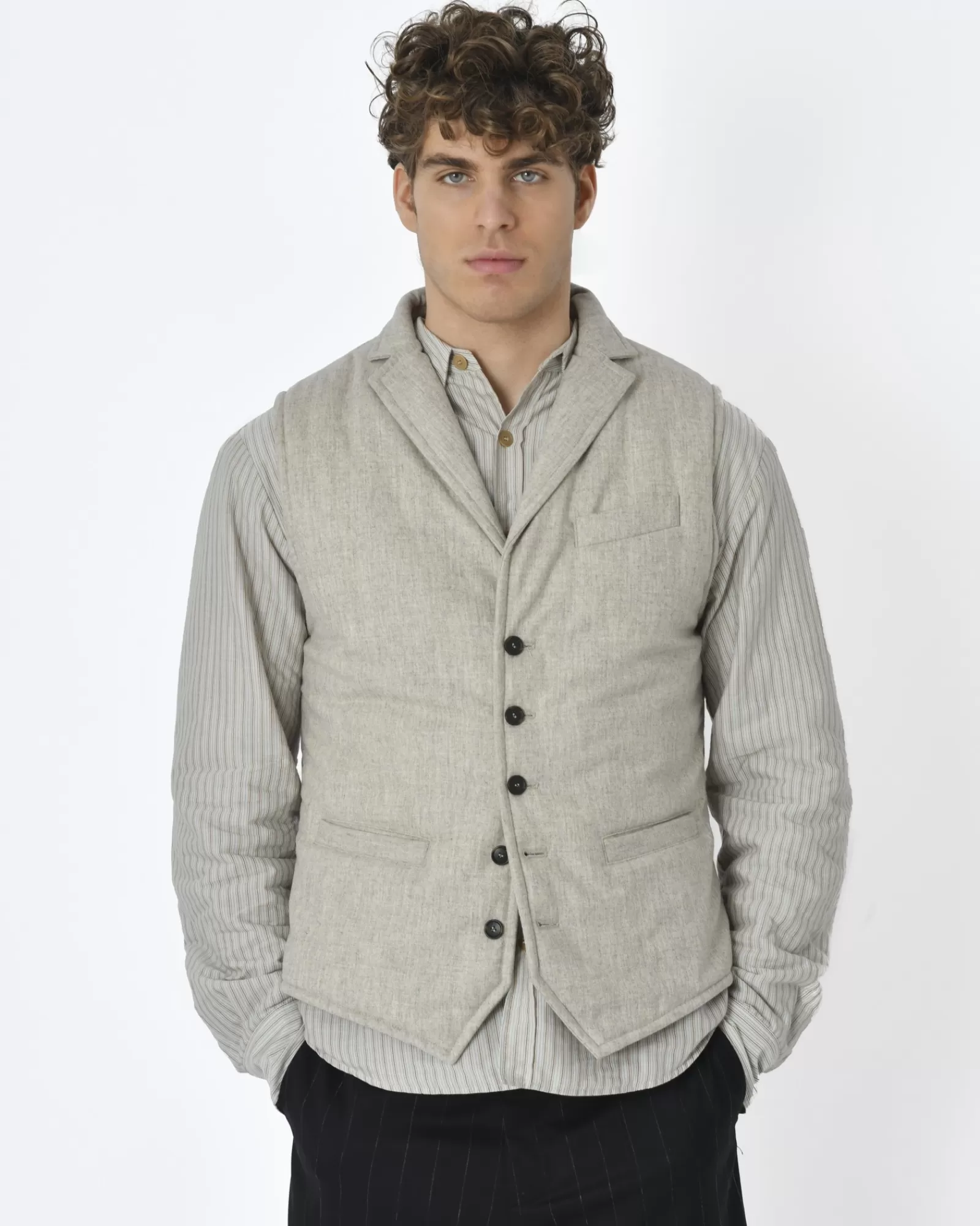 La Piscine Paris Gilet matelassé sans manches Casheart Beige New