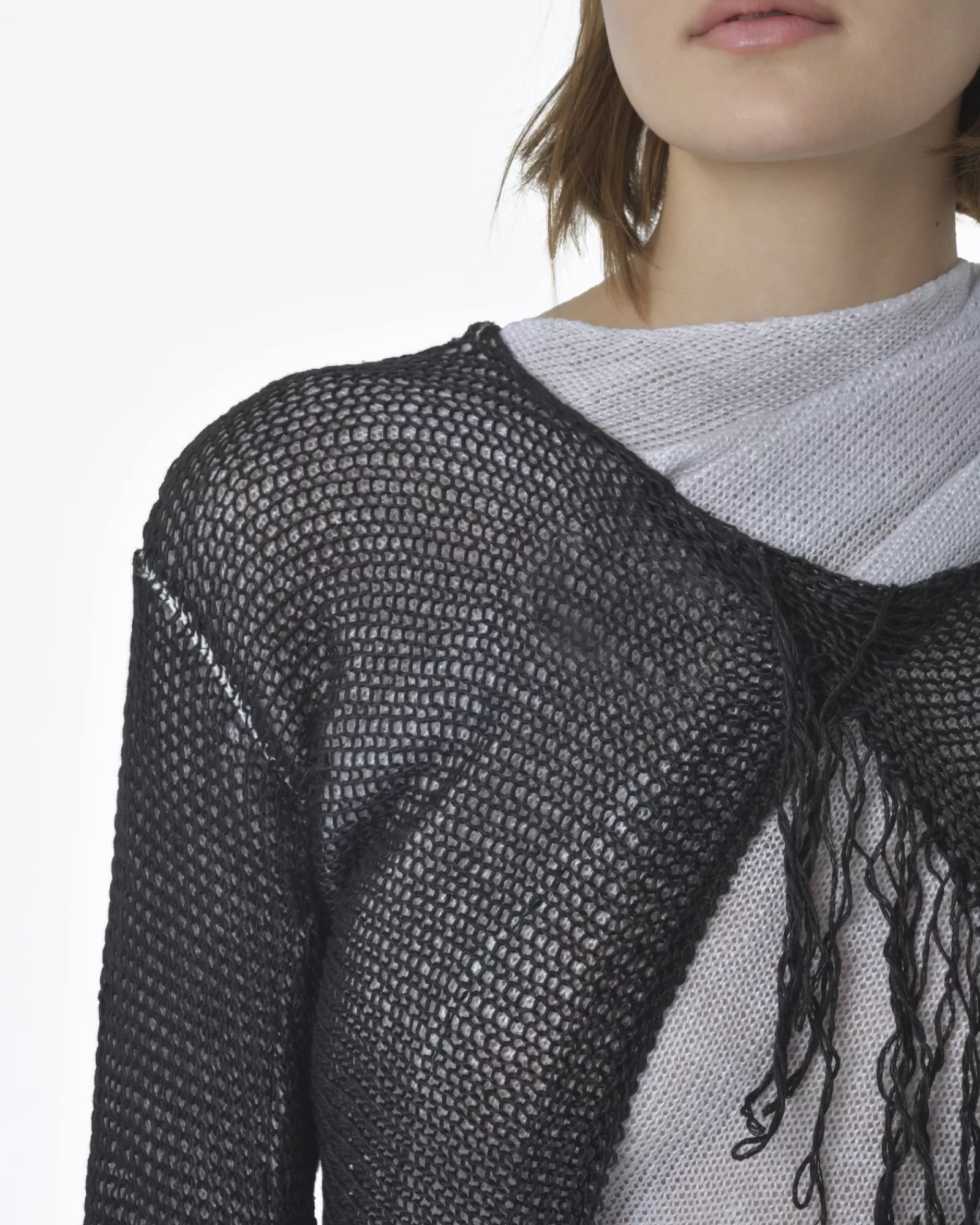 La Piscine Paris Gilet Lost & Found Noir Outlet