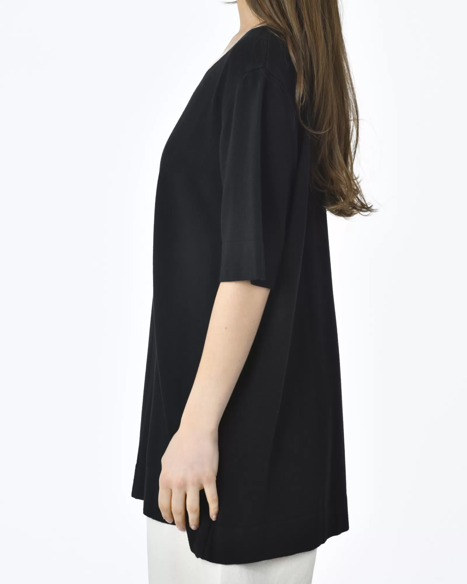La Piscine Paris Haut maille oversize Malaica Noir Best Sale