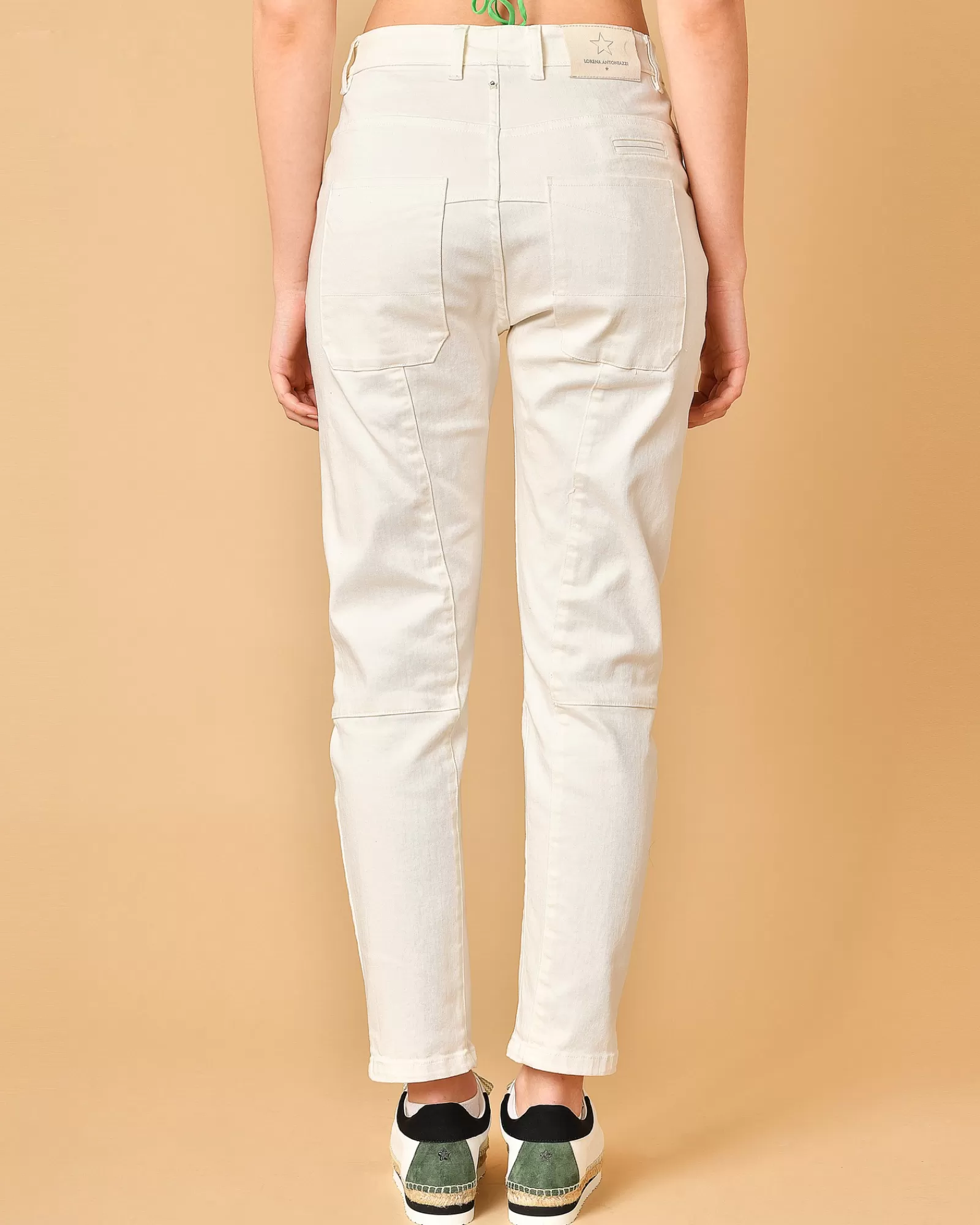 La Piscine Paris Jean fuselé Lorena Antoniazzi Beige Online