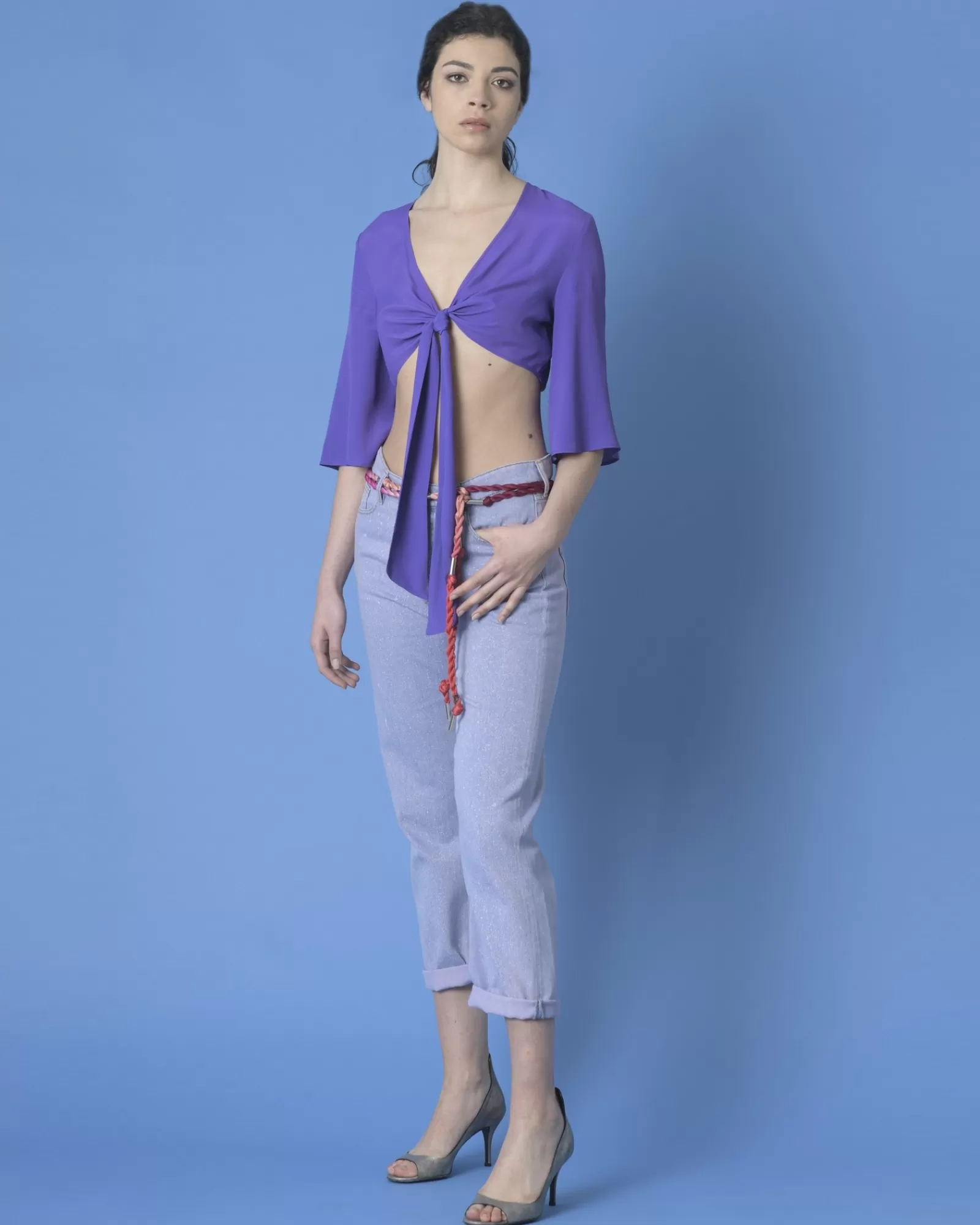 La Piscine Paris Jean raccourci True NYC Violet New