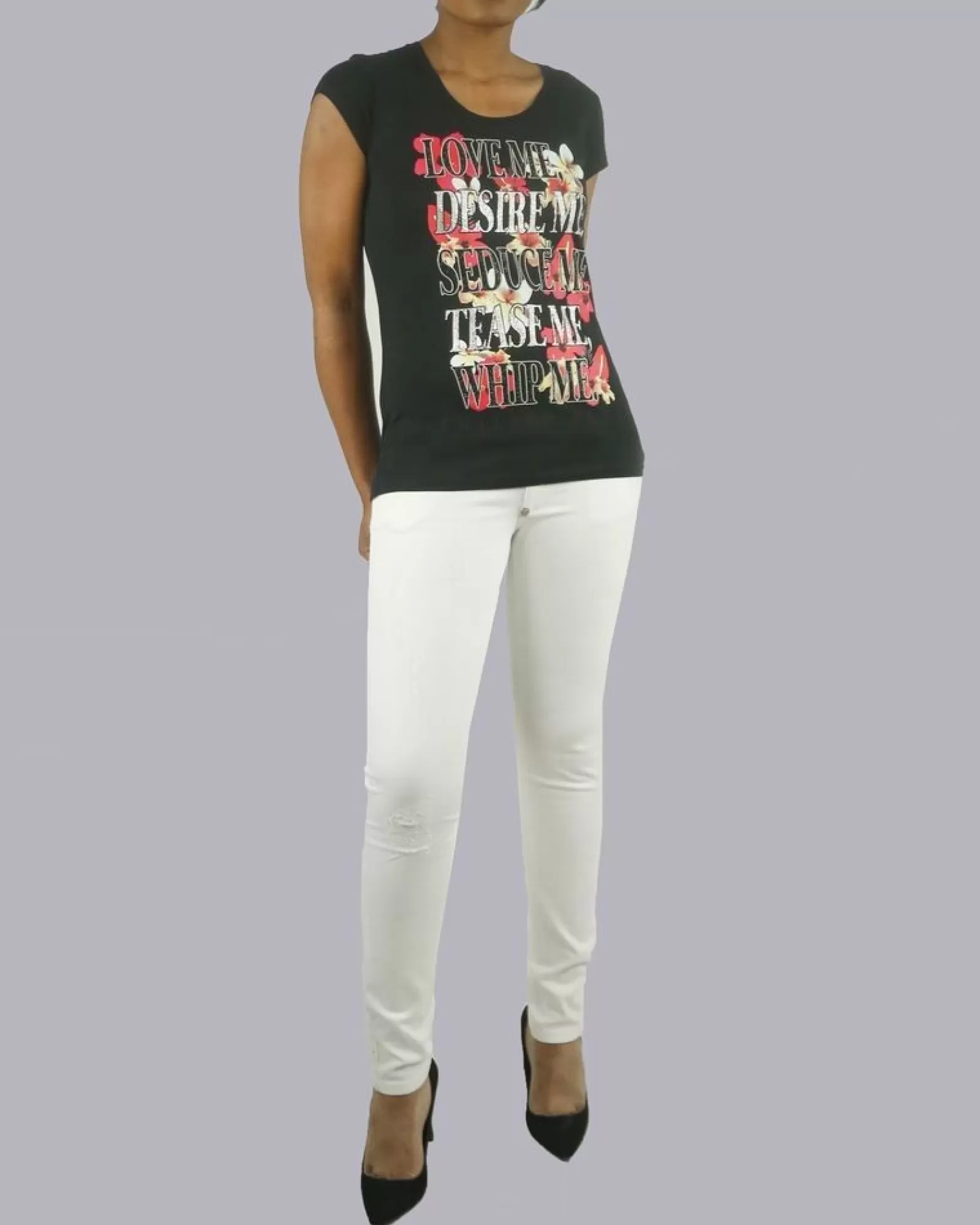 La Piscine Paris Jean skinny Philipp Plein Blanc Store