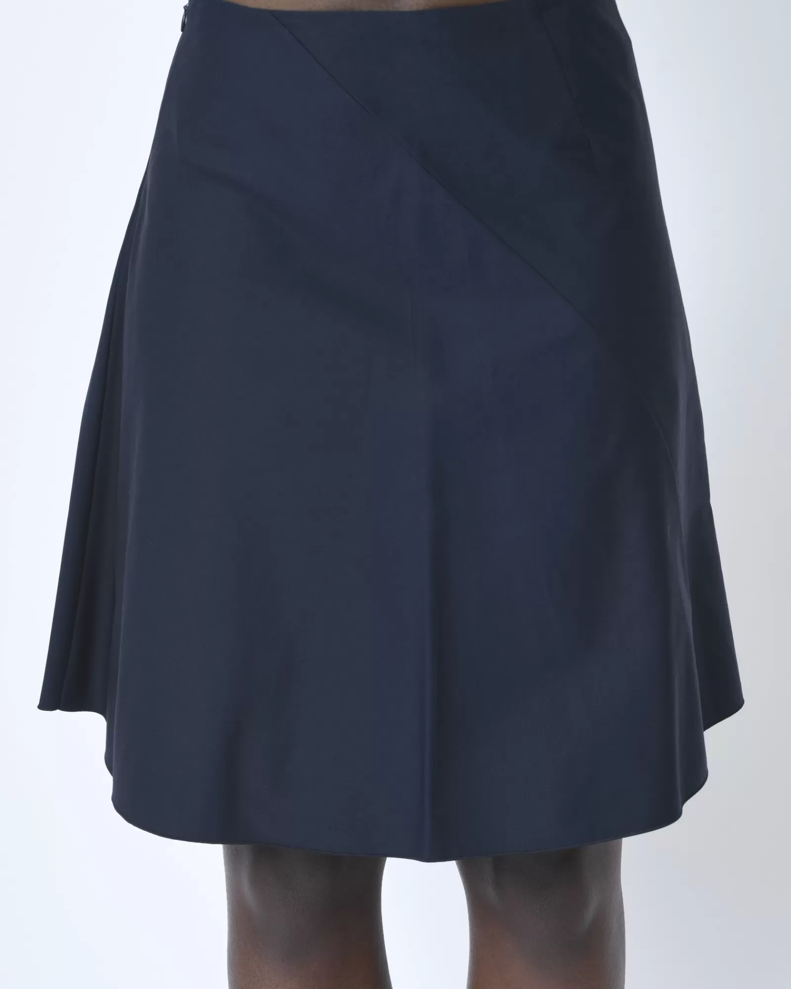 La Piscine Paris Jupe en biais Jil Sander Bleu Hot