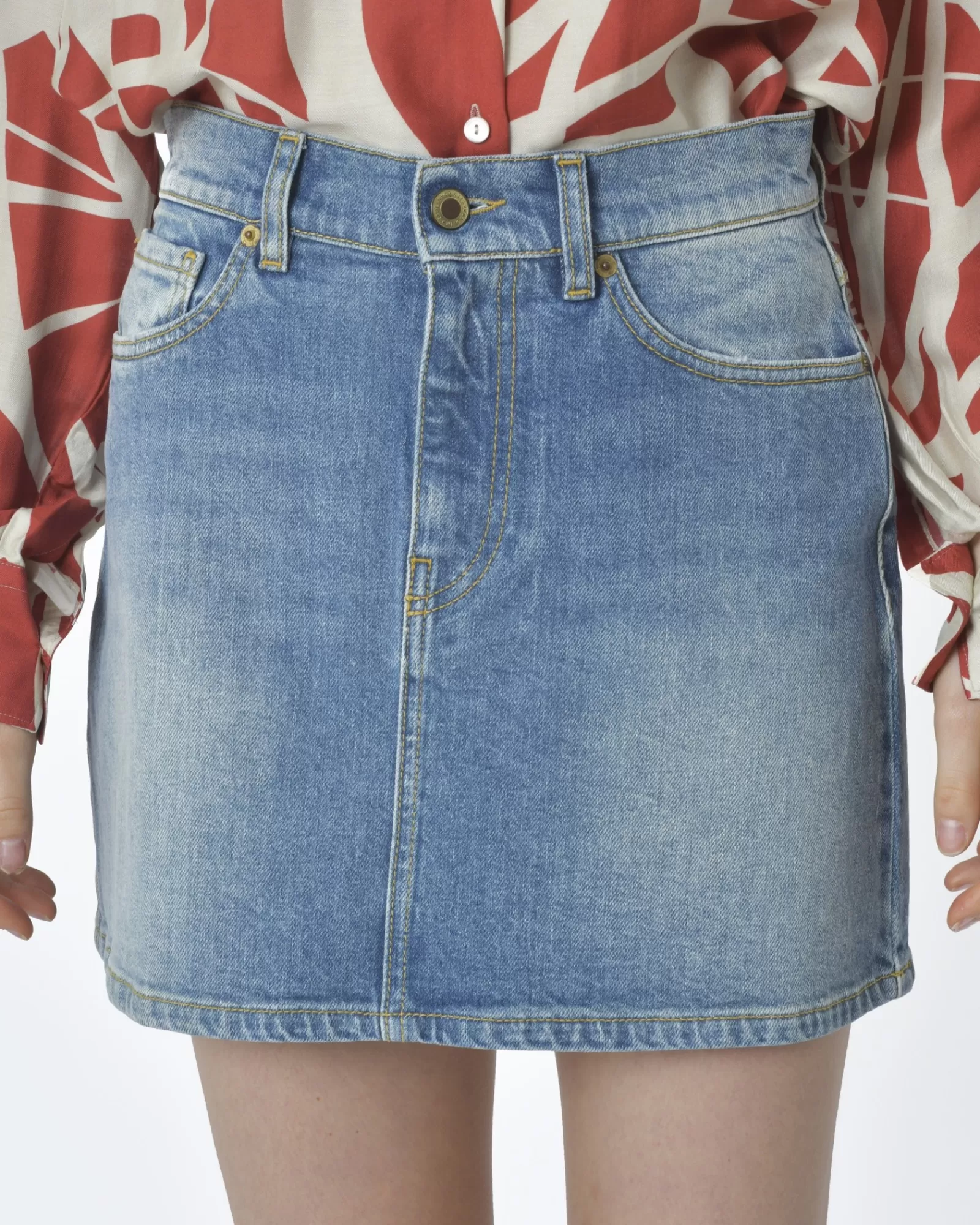 La Piscine Paris Jupe jean/denim True Nyc Bleu Best Sale