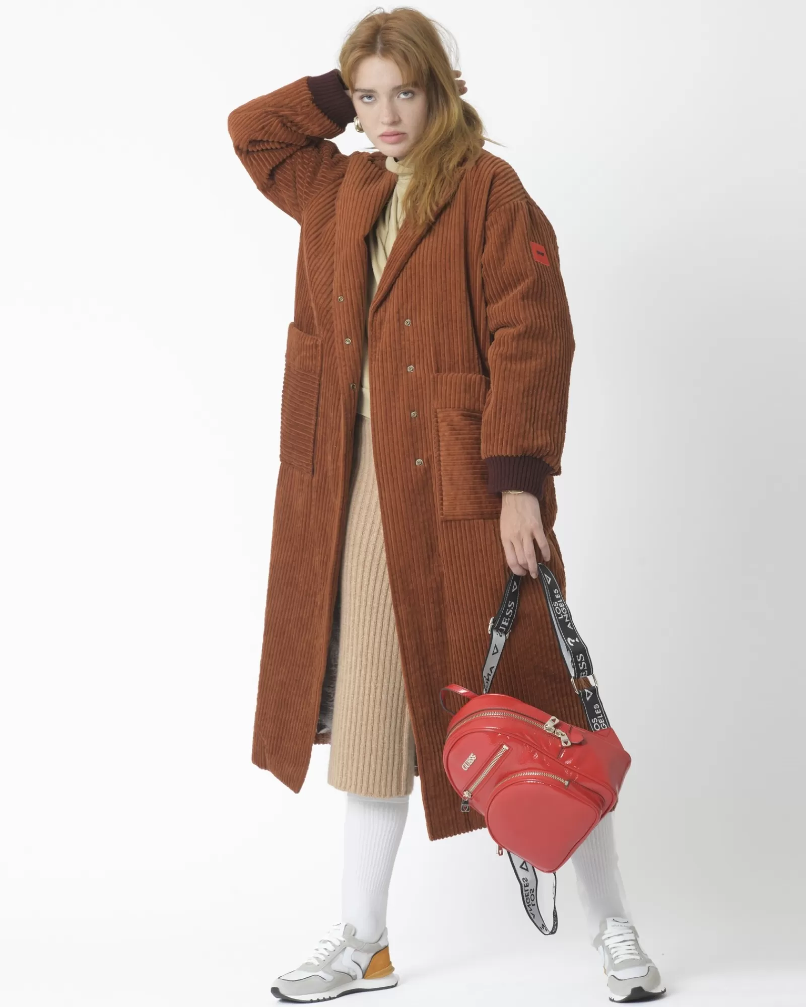 La Piscine Paris Manteau long Oof Wear Marron Cheap