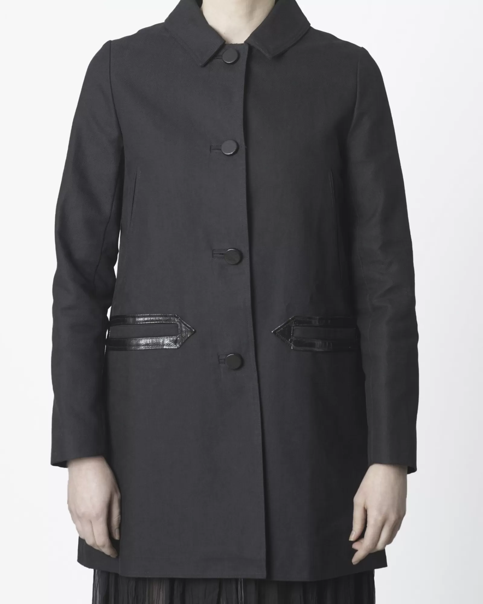 La Piscine Paris Manteau Sessùn Noir Clearance