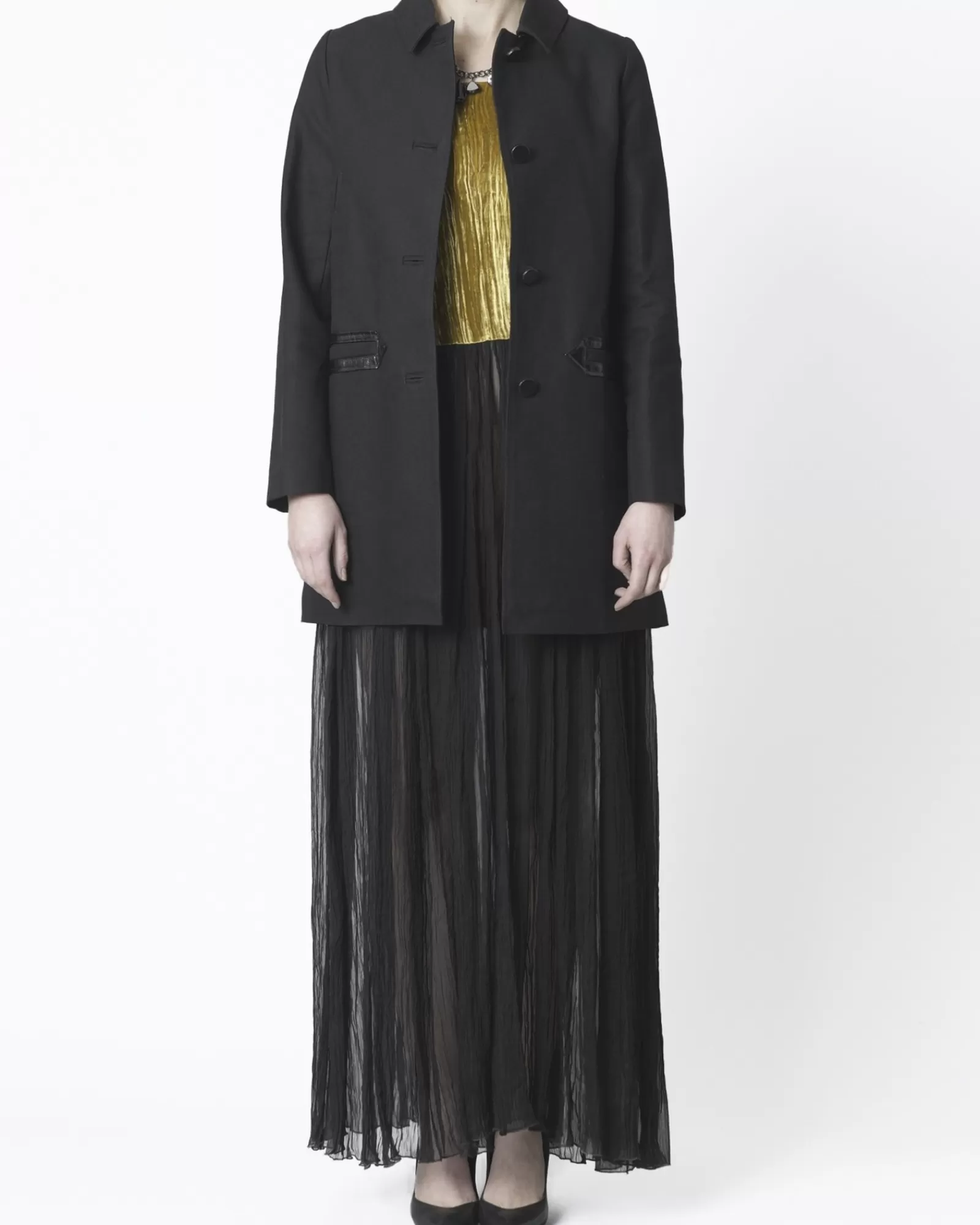 La Piscine Paris Manteau Sessùn Noir Clearance