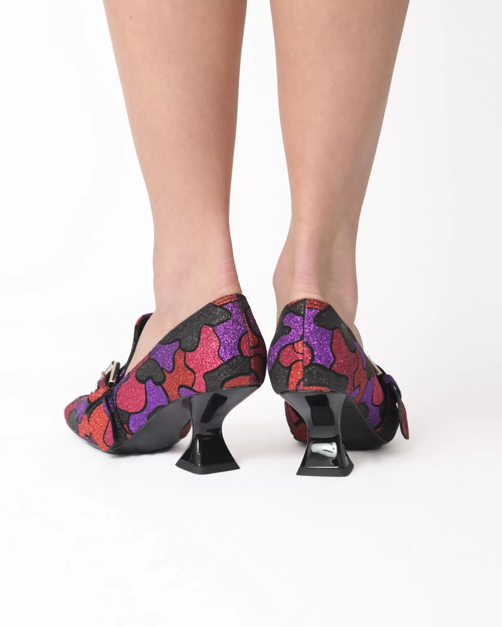 La Piscine Paris Mocassins à talons Premiata Violet Best Sale