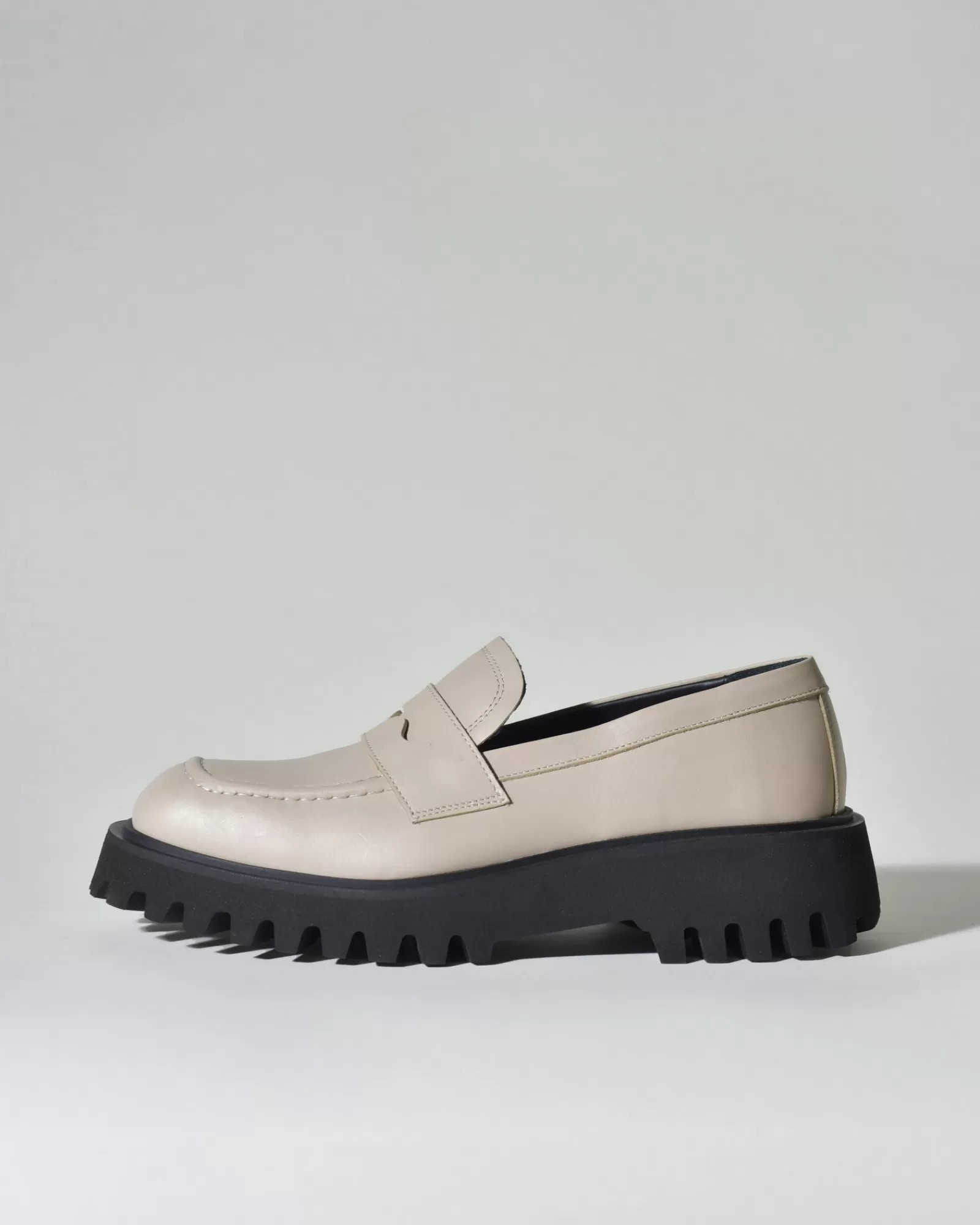 La Piscine Paris Mocassins en cuir Casheart Taupe Hot