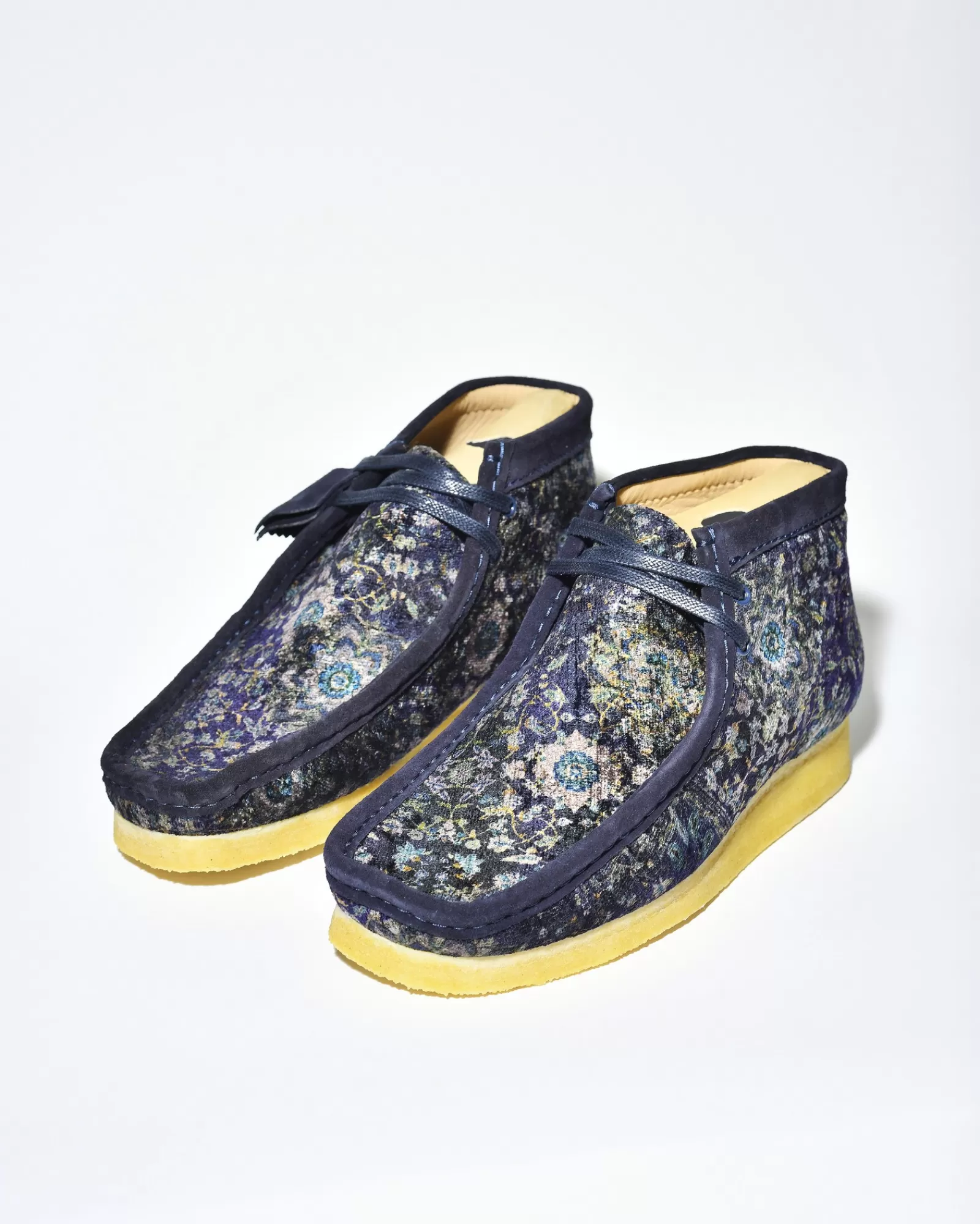 La Piscine Paris Mocassins en velours à finitions en daim Clarks Bleu Best