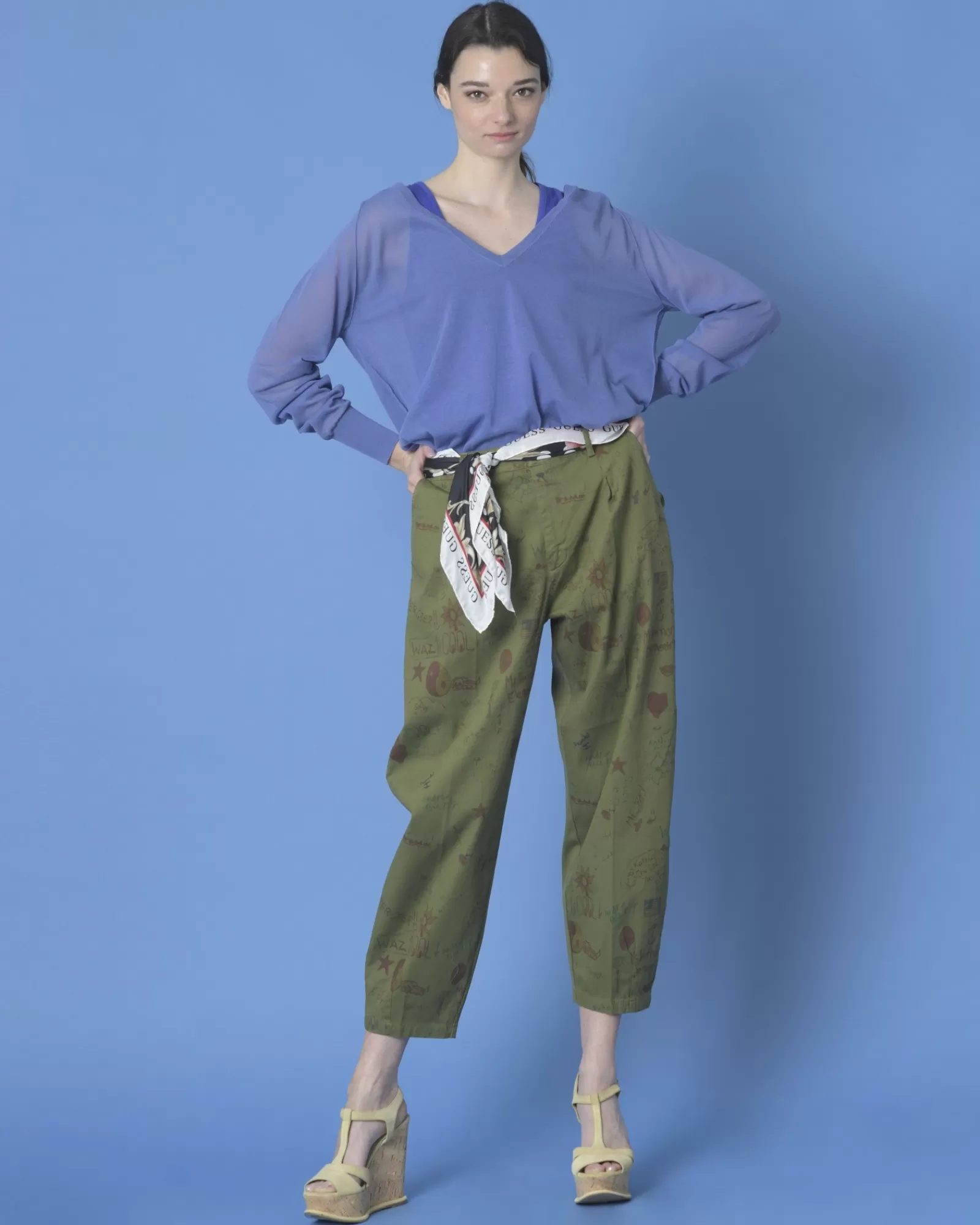 La Piscine Paris Pantalon baggy True NYC Kaki Store