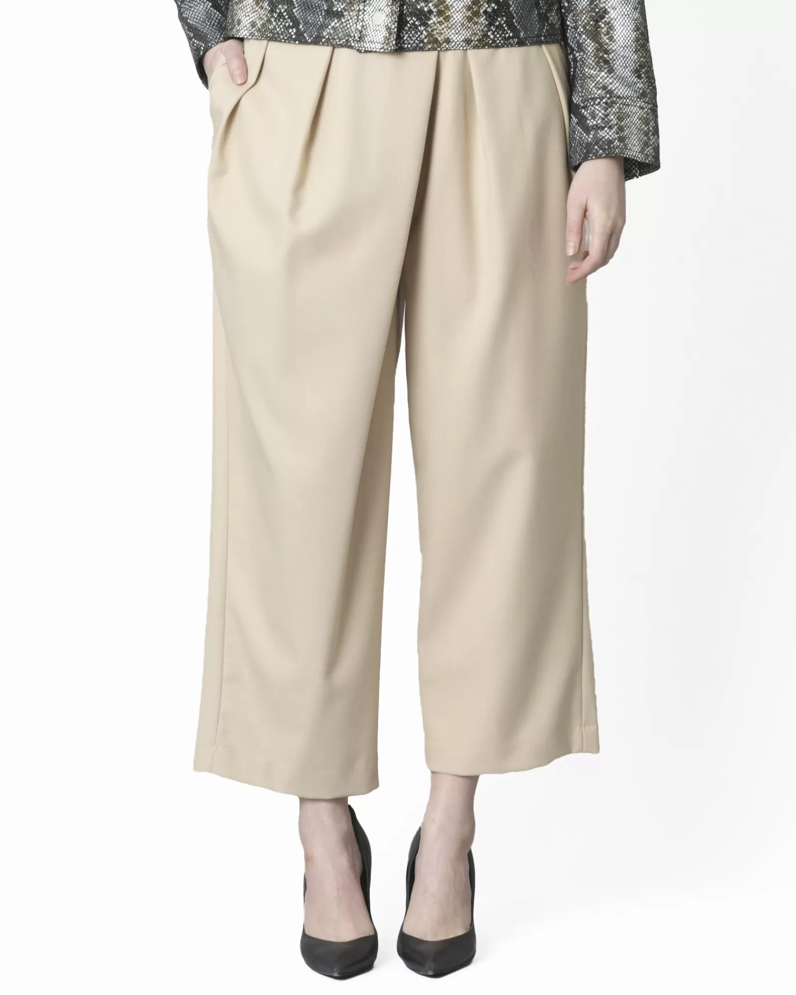 La Piscine Paris Pantalon sarouel Edward Achour Beige Sale