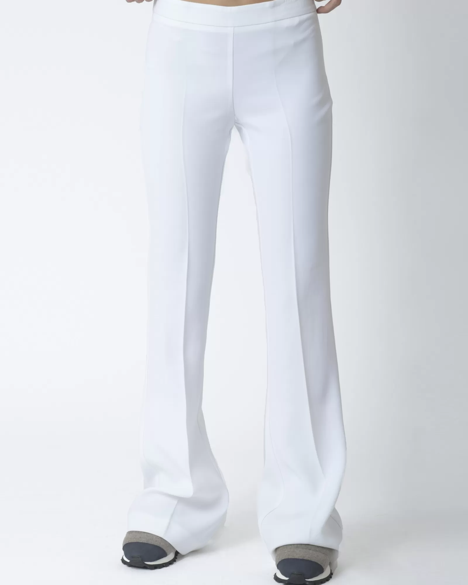 La Piscine Paris Pantalon coupe évasée Space Simona Corsellini Blanc Hot