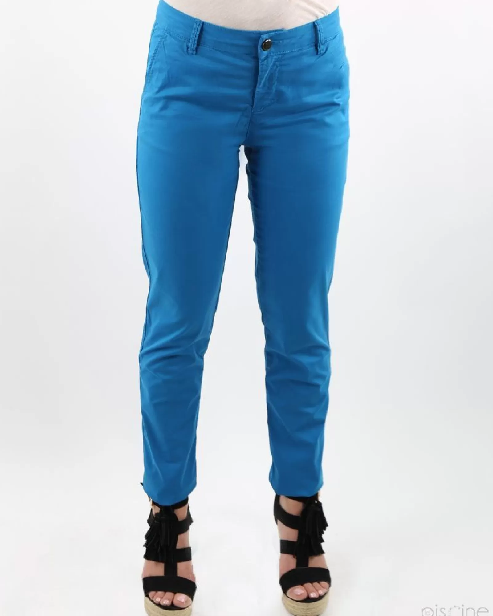 La Piscine Paris Pantalon 7/8 May June Bleu Hot