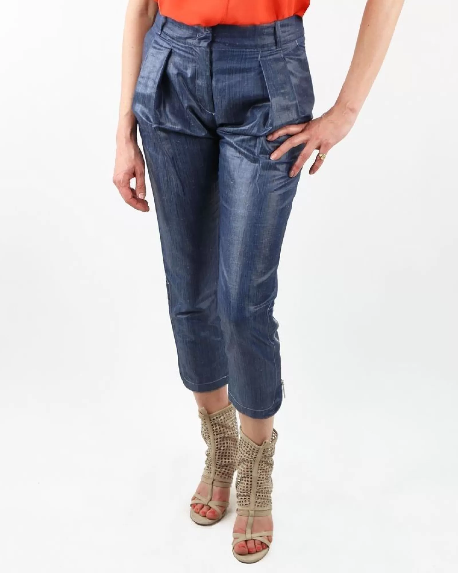 La Piscine Paris Pantalon à pinces Iceberg Bleu Shop