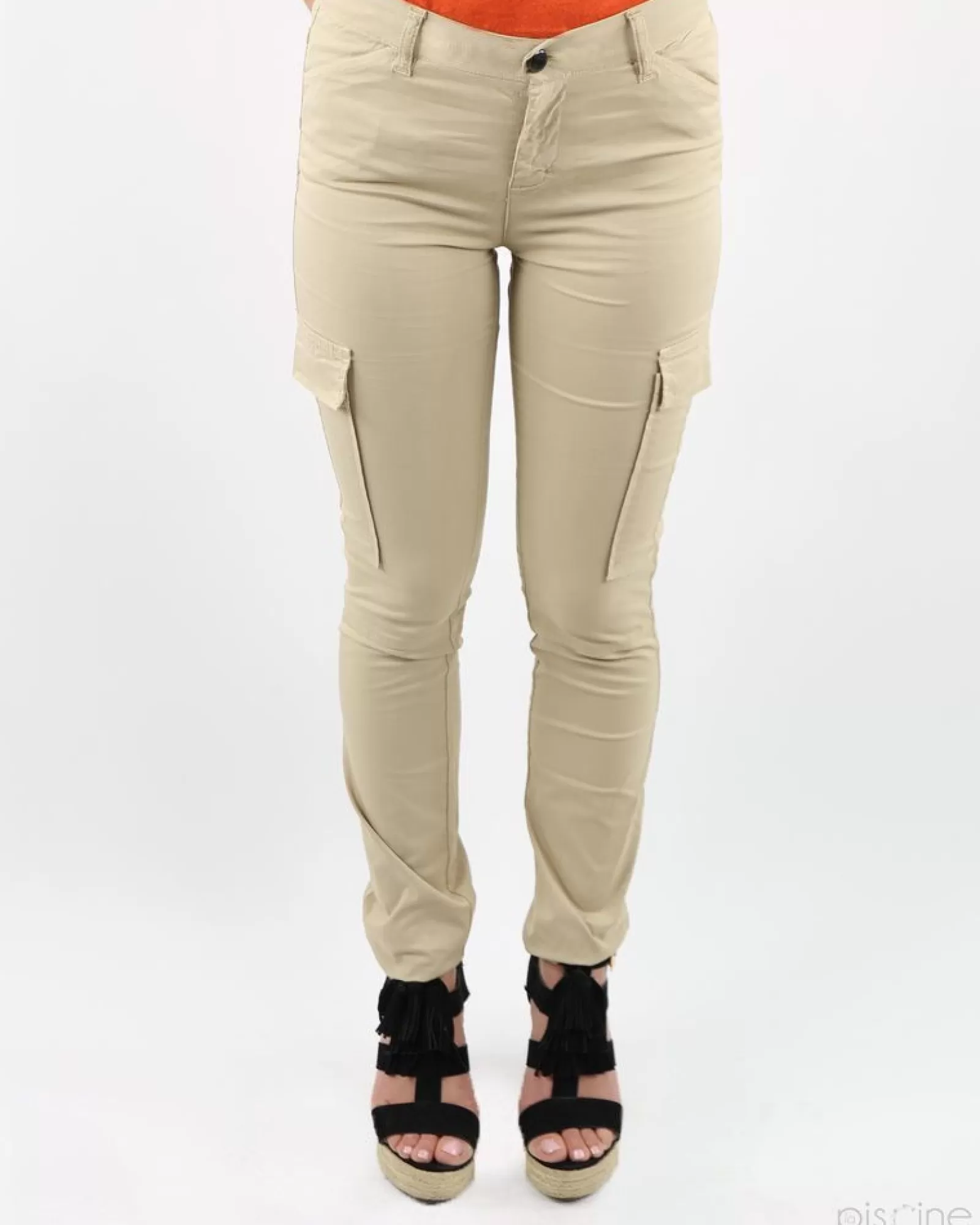 La Piscine Paris Pantalon cargo May June Beige Shop