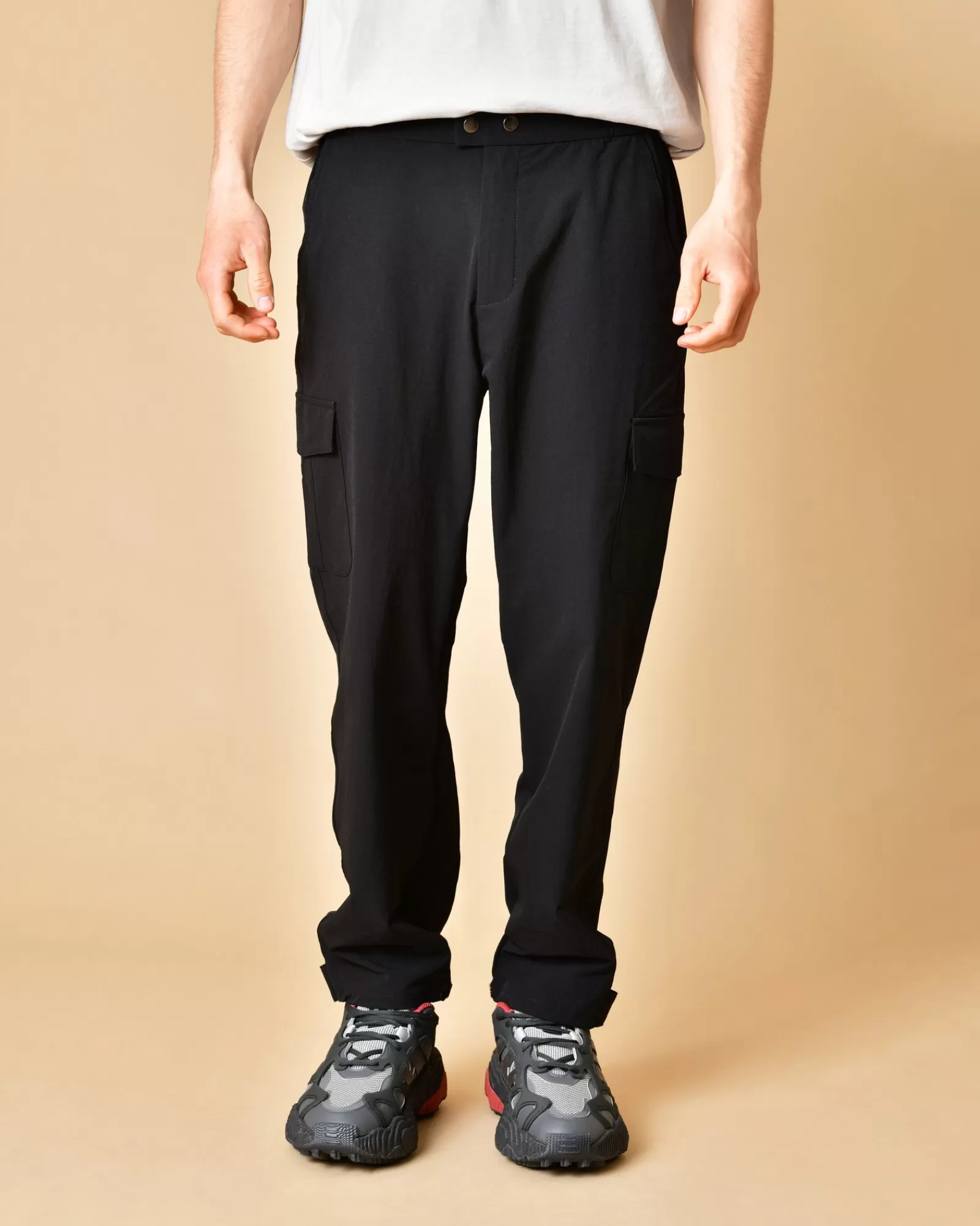 La Piscine Paris Pantalon cargo People Of Shibuya Noir Discount