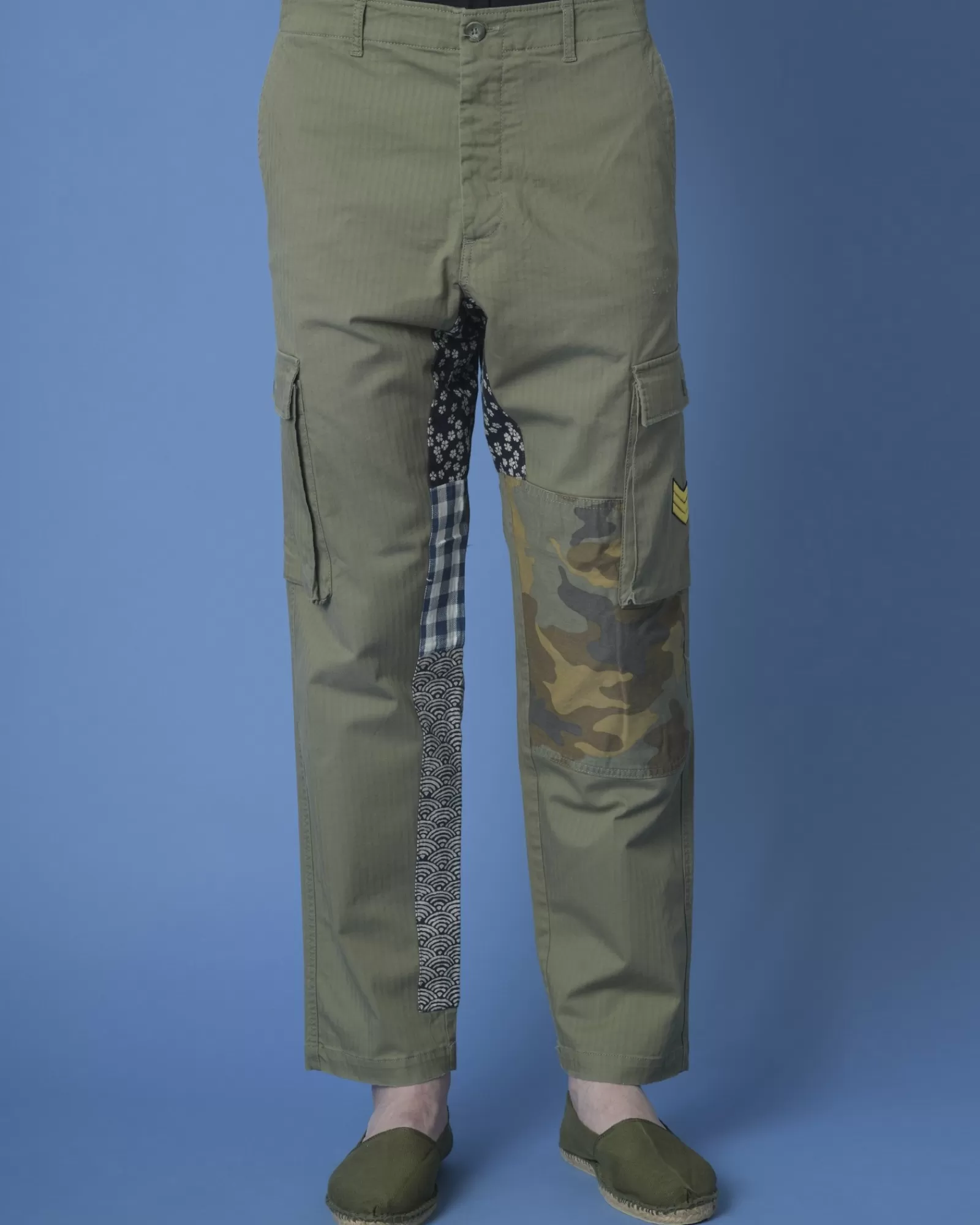 La Piscine Paris Pantalon cargo Re-Worked Kaki Cheap