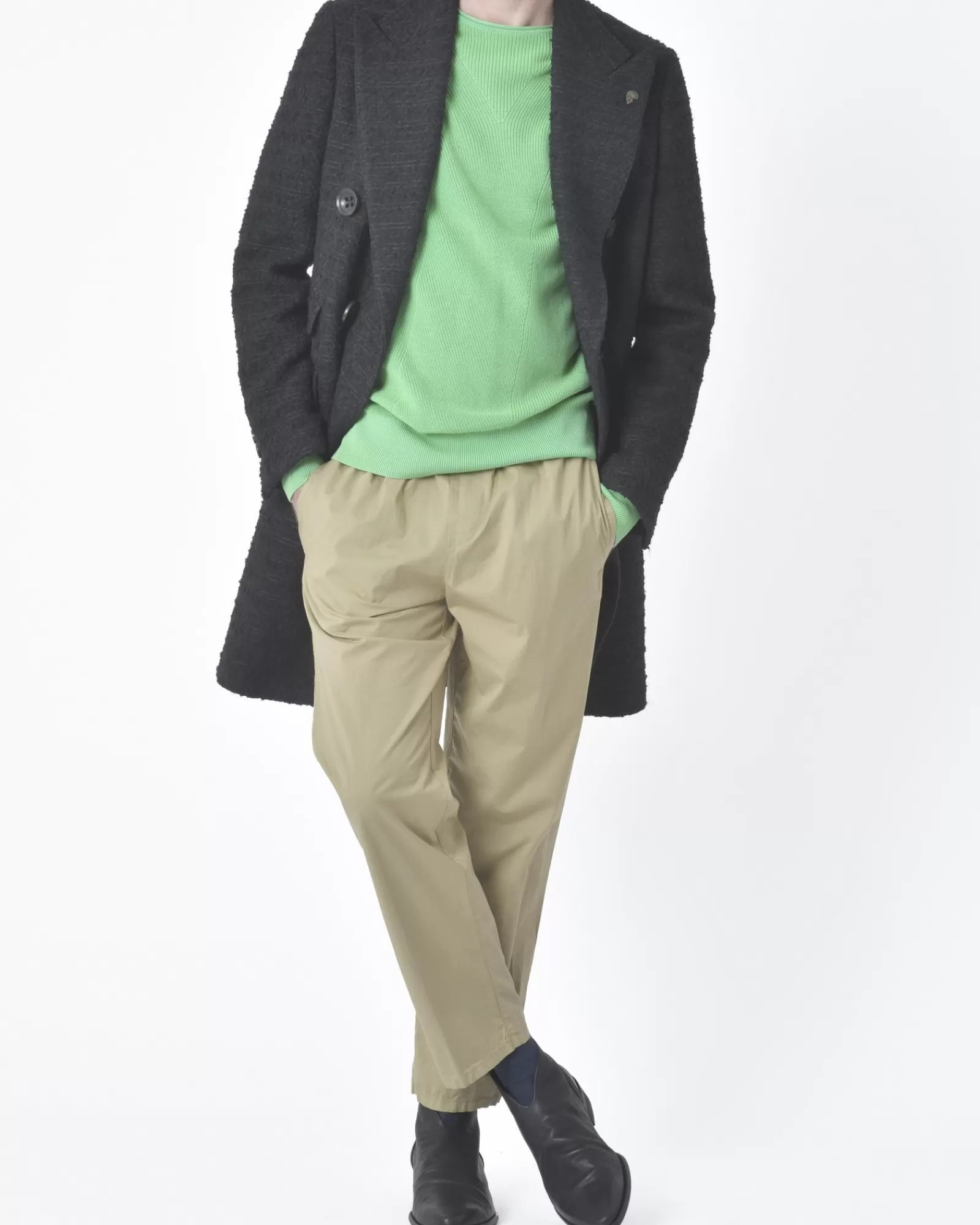 La Piscine Paris Pantalon carotte True Nyc Beige Cheap
