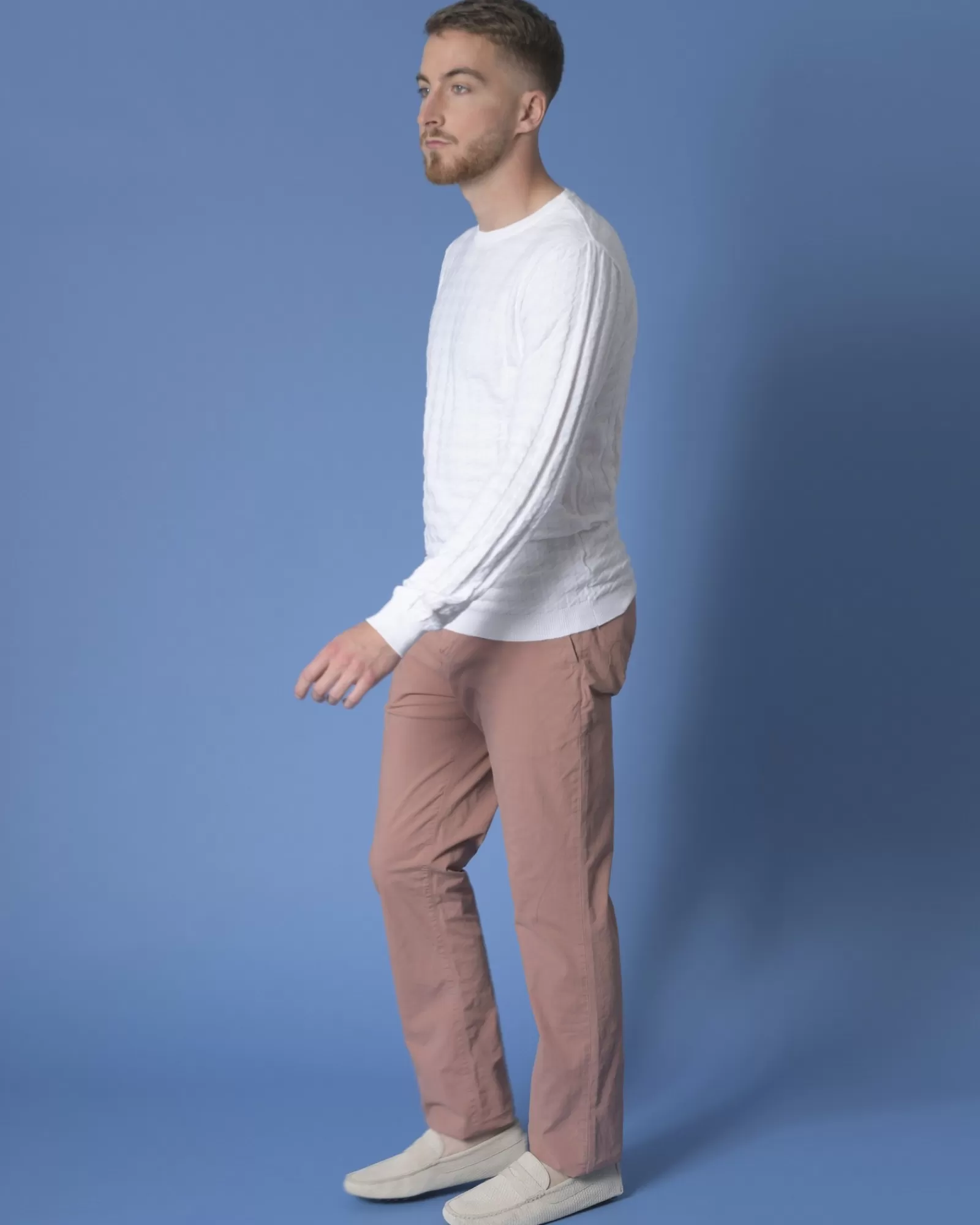 La Piscine Paris Pantalon chino 7 For All Mankind Rose Best