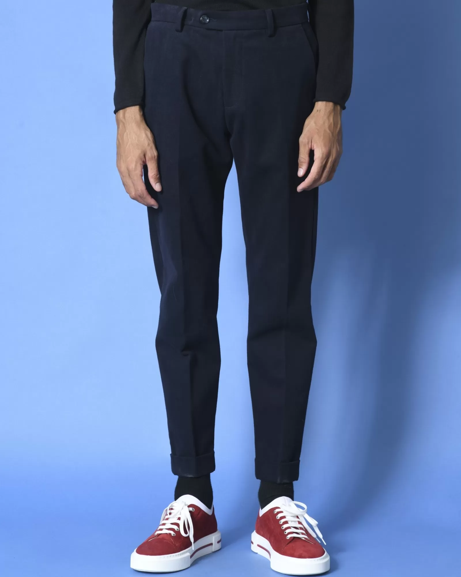 La Piscine Paris Pantalon coupe carotte Cruna Bleu Discount