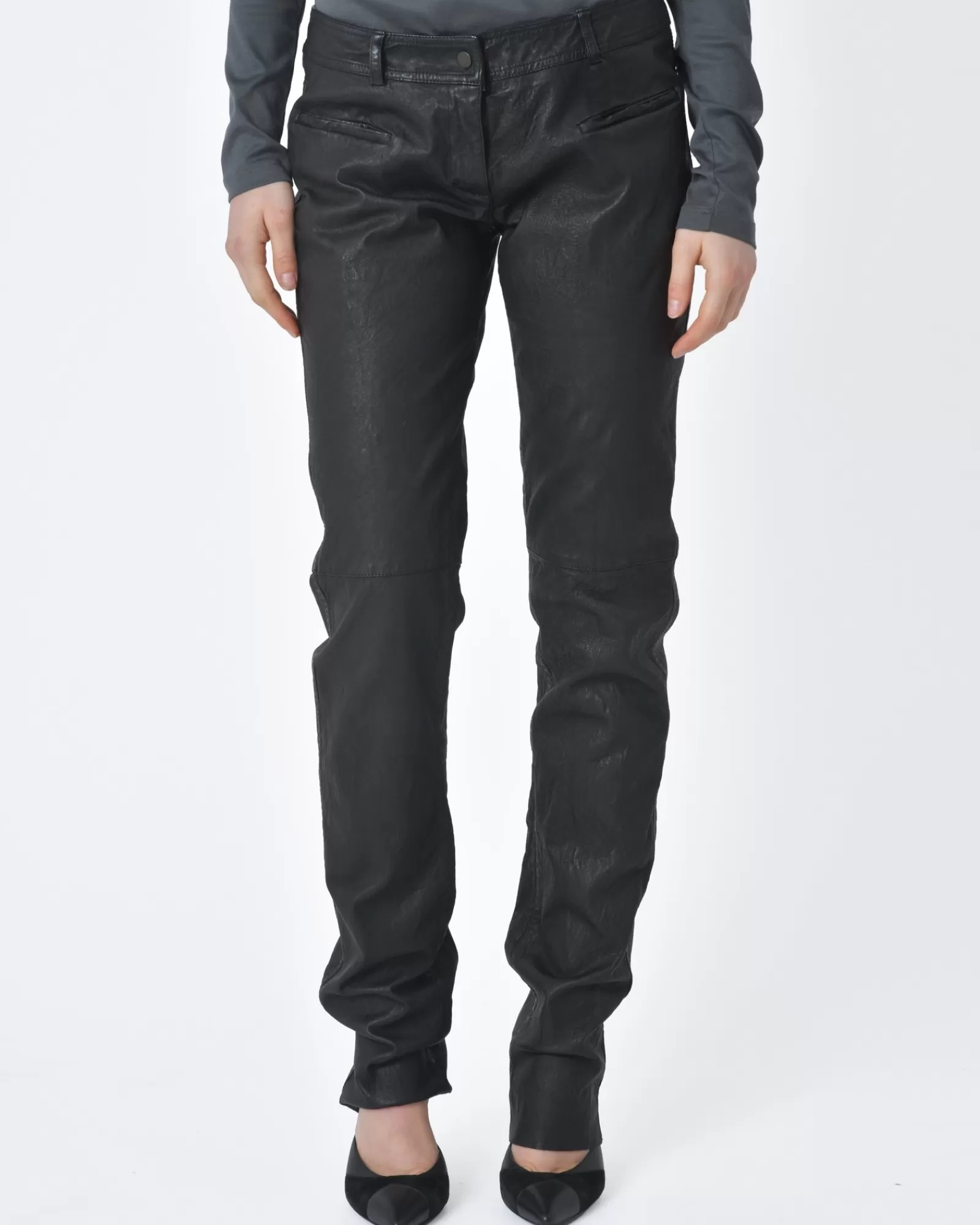 La Piscine Paris Pantalon cuir Gimo'S Noir Cheap